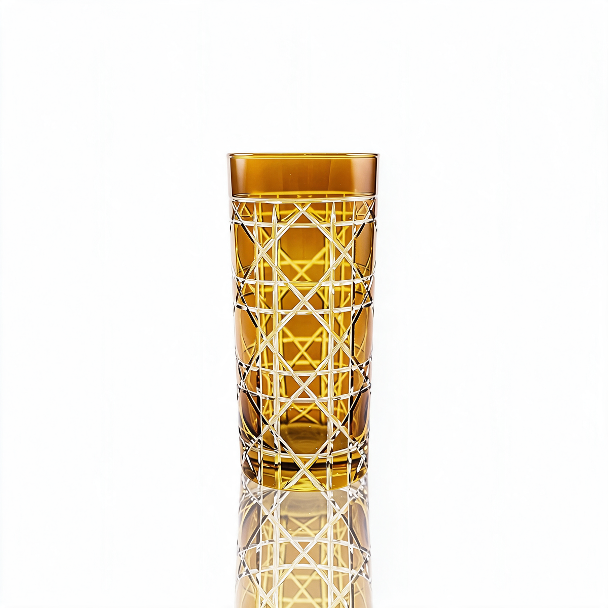 Verre long drink en cristallin taillé Gloria