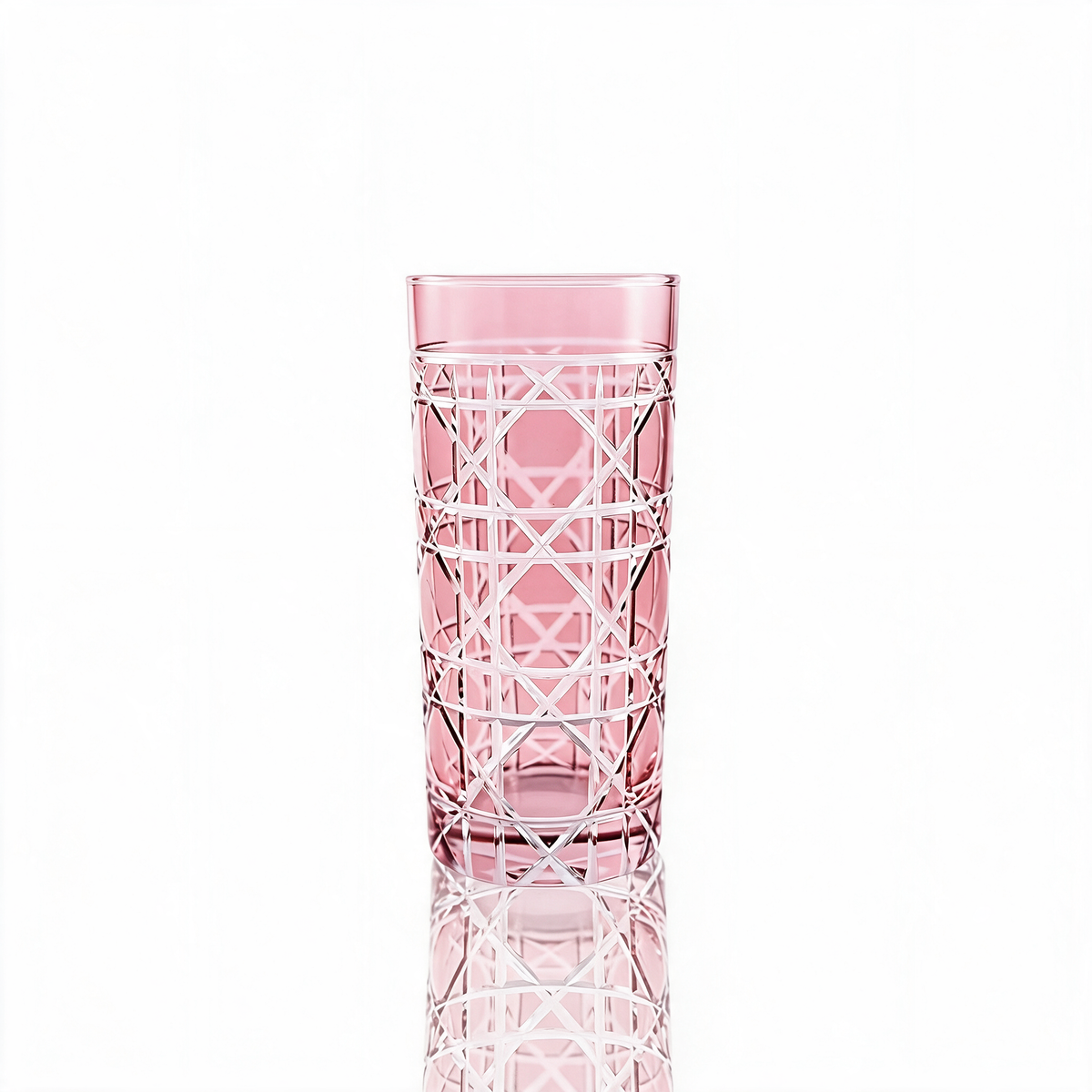 Verre long drink en cristallin taillé Gloria