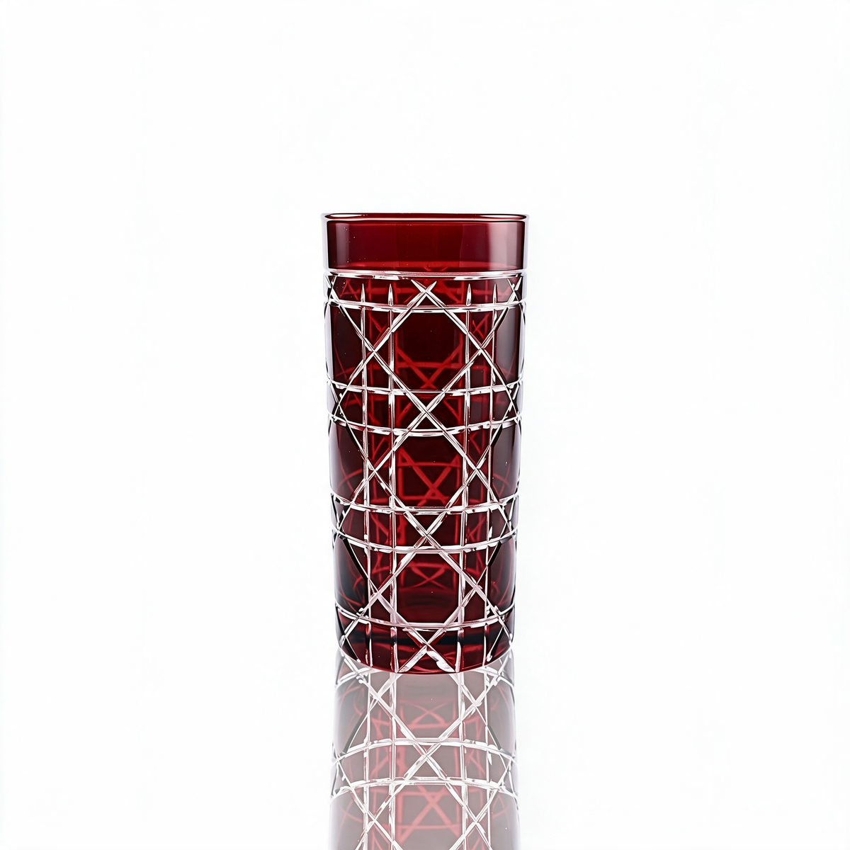 Verre long drink en cristallin taillé Gloria