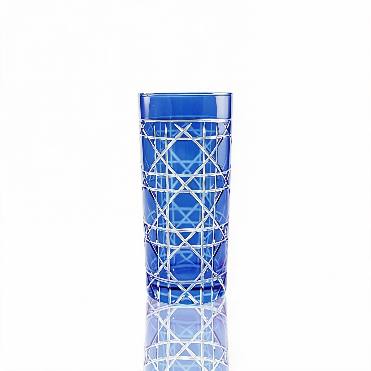 Verre long drink en cristallin taillé Gloria