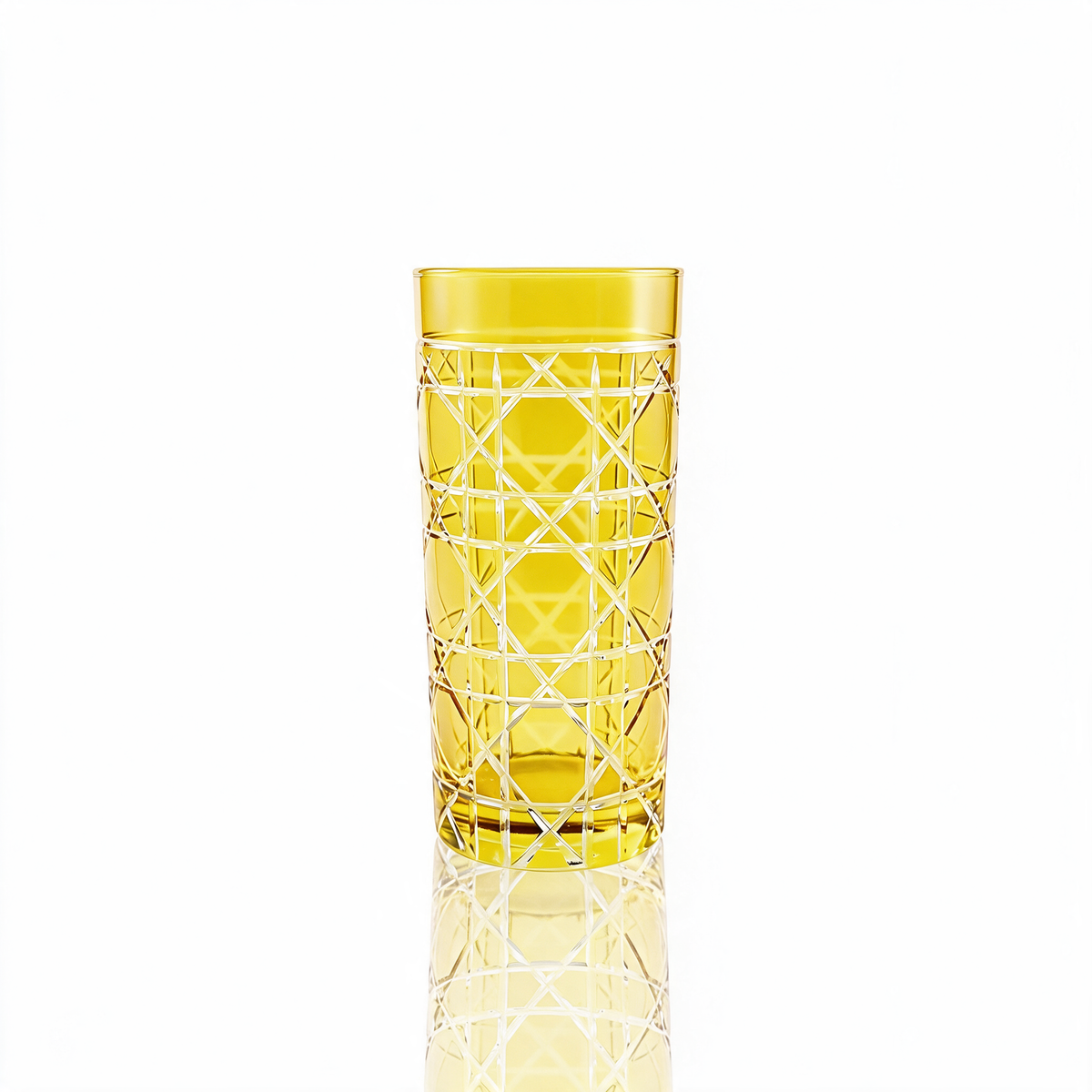 Verre long drink en cristallin taillé Gloria