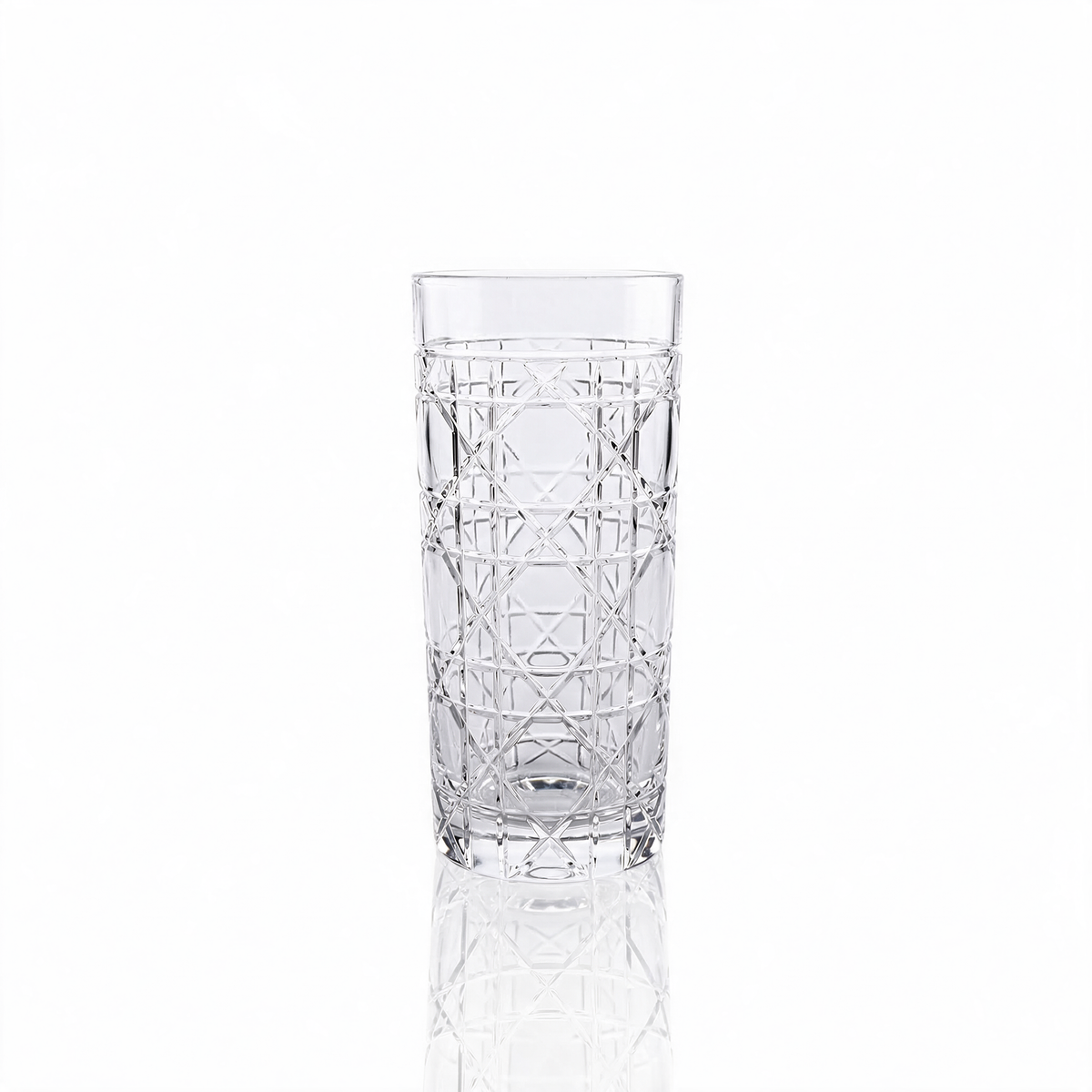 Verre long drink en cristallin taillé Gloria