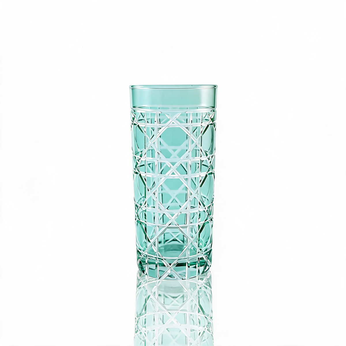 Verre long drink en cristallin taillé Gloria