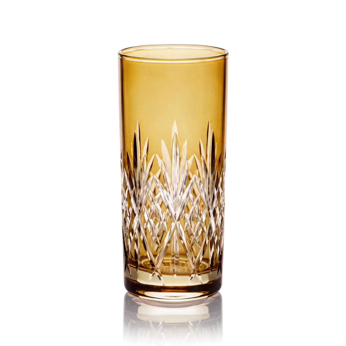 Verre long drink en cristallin taillé Linka