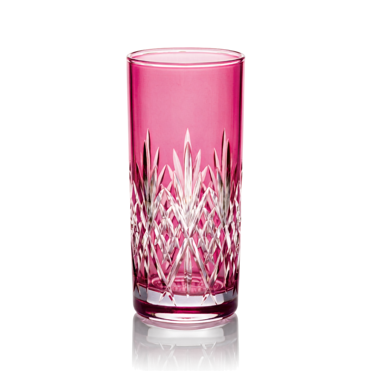 Verre long drink en cristallin taillé Linka