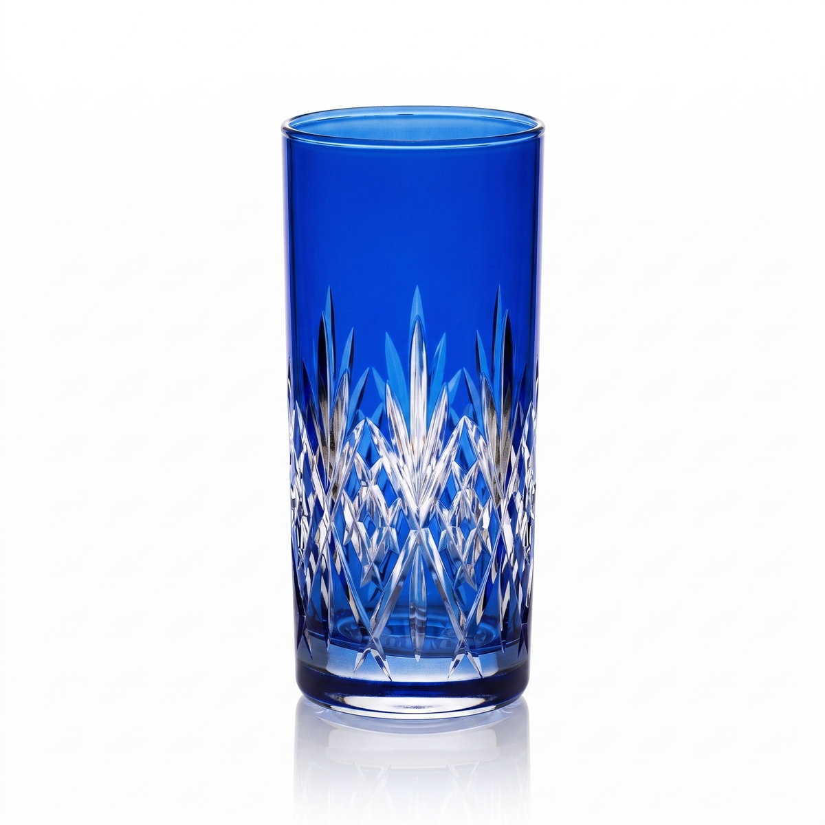 Verre long drink en cristallin taillé Linka