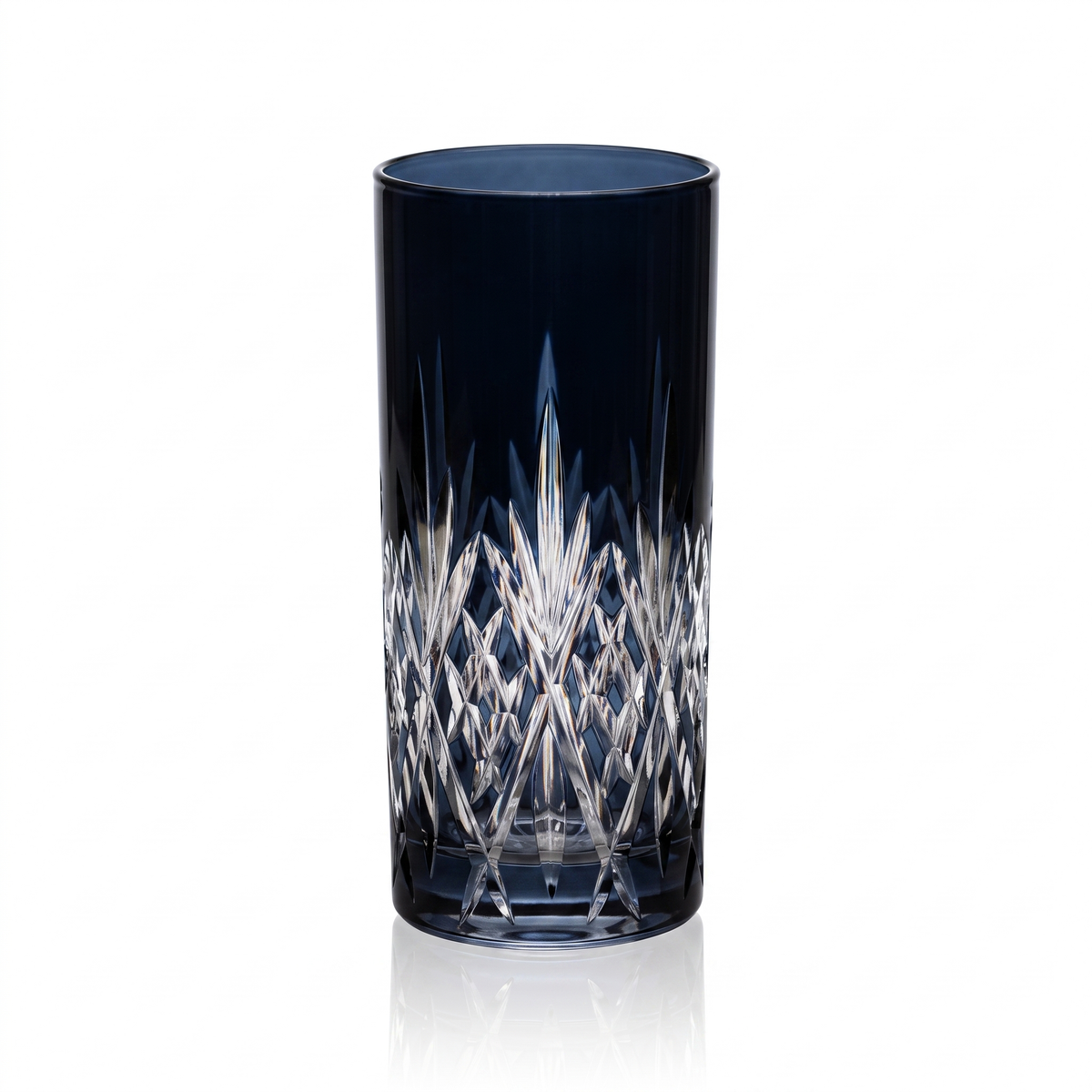 Verre long drink en cristallin taillé Linka