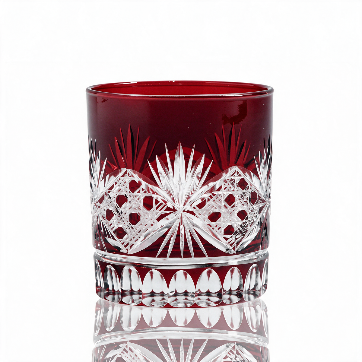 Verre à whisky Old Fashioned taillé Victorian