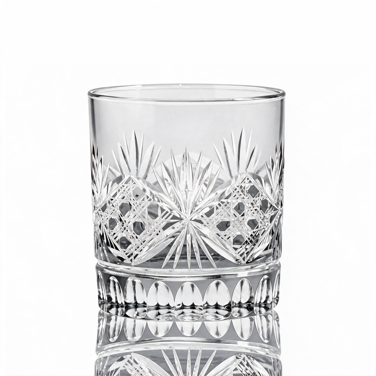 Verre à whisky Old Fashioned taillé Victorian