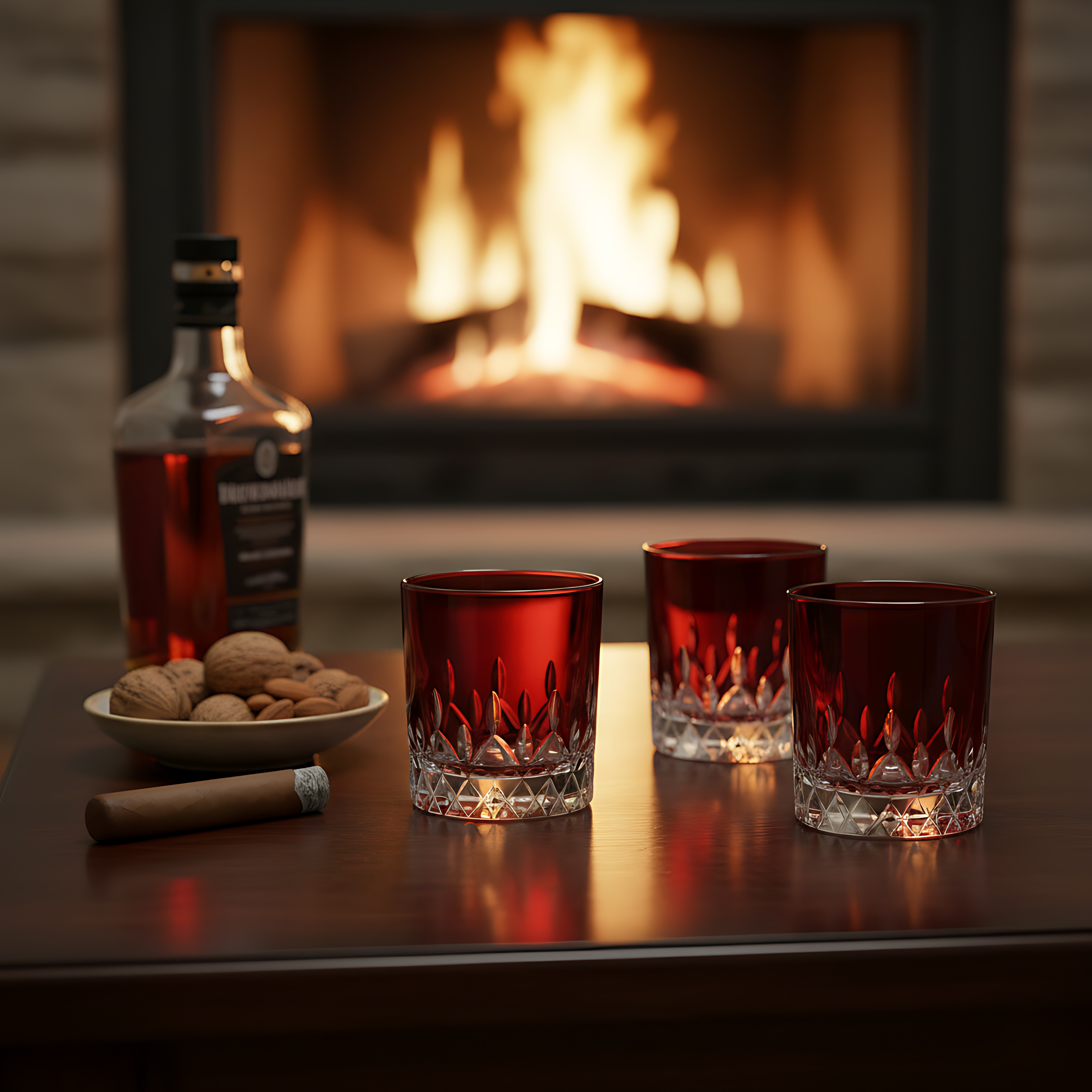 Aria Whiskey Glass - Set Of 2 - Margerie Crystal USA