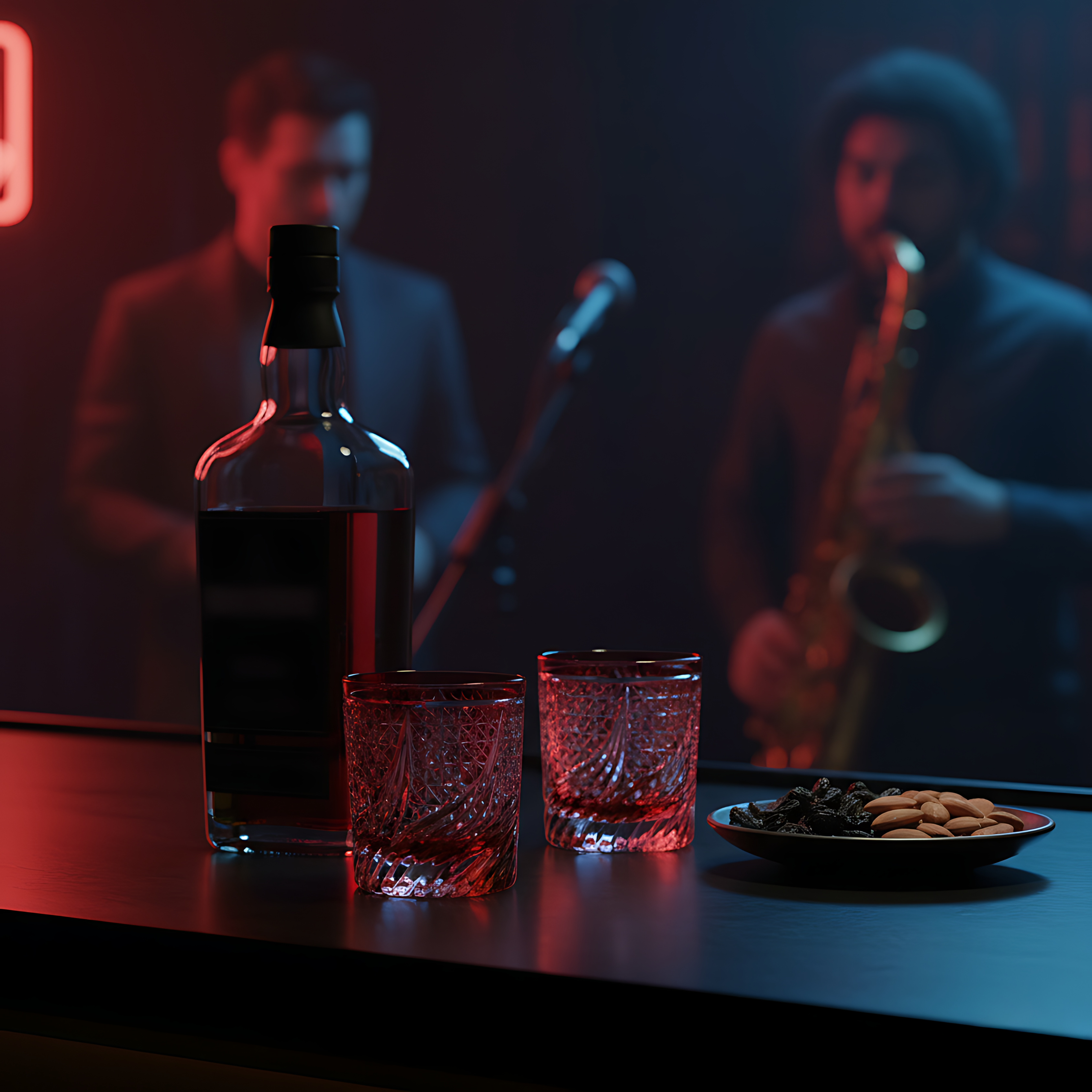 Aurora Old Fashioned Whiskey Glass - Set Of 2 - Margerie Crystal USA