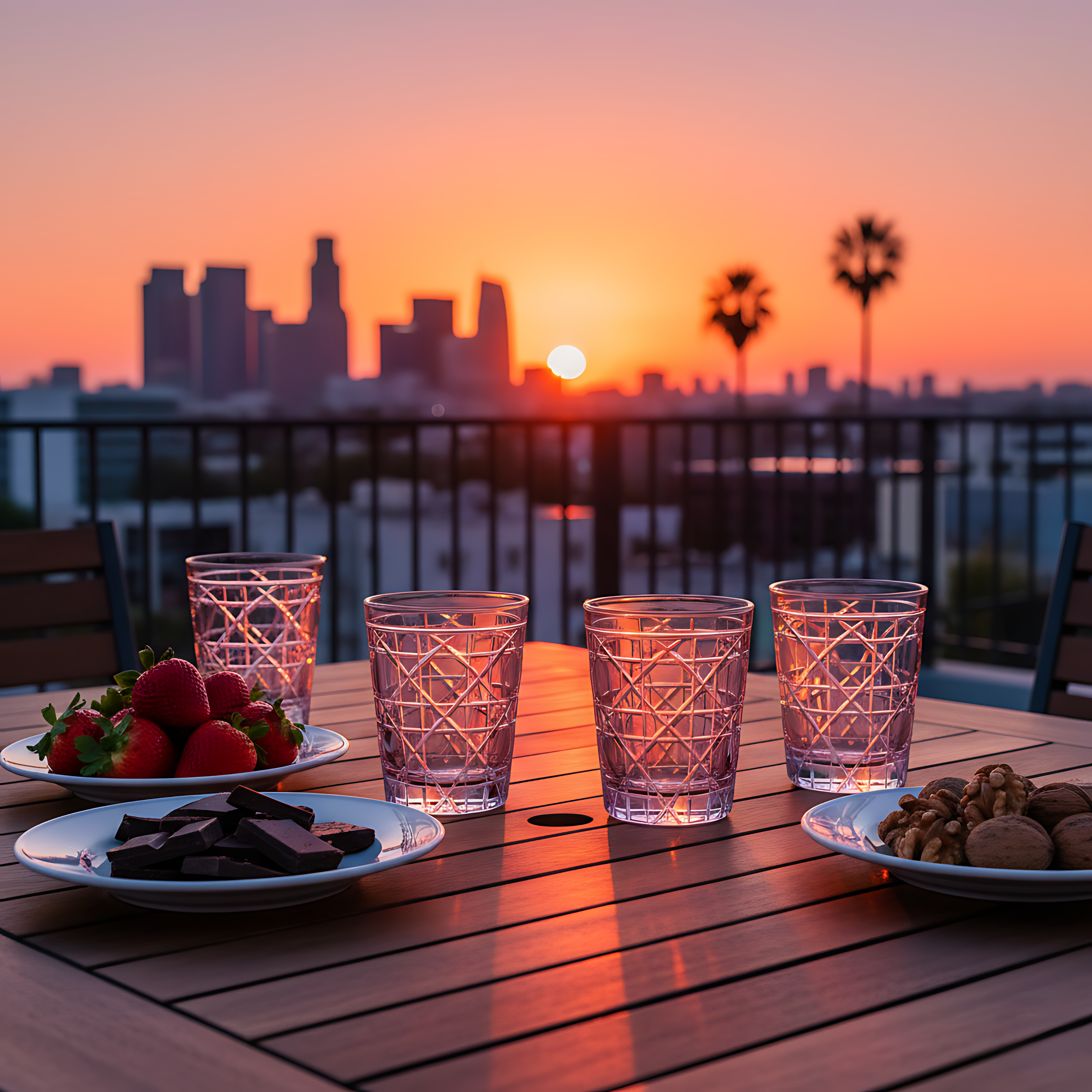 Gloria Cut Crystal Tumblers - Set Of 2 - Margerie Crystal USA