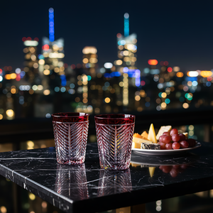 Lanza Cut Crystal Tumblers - Set Of 2