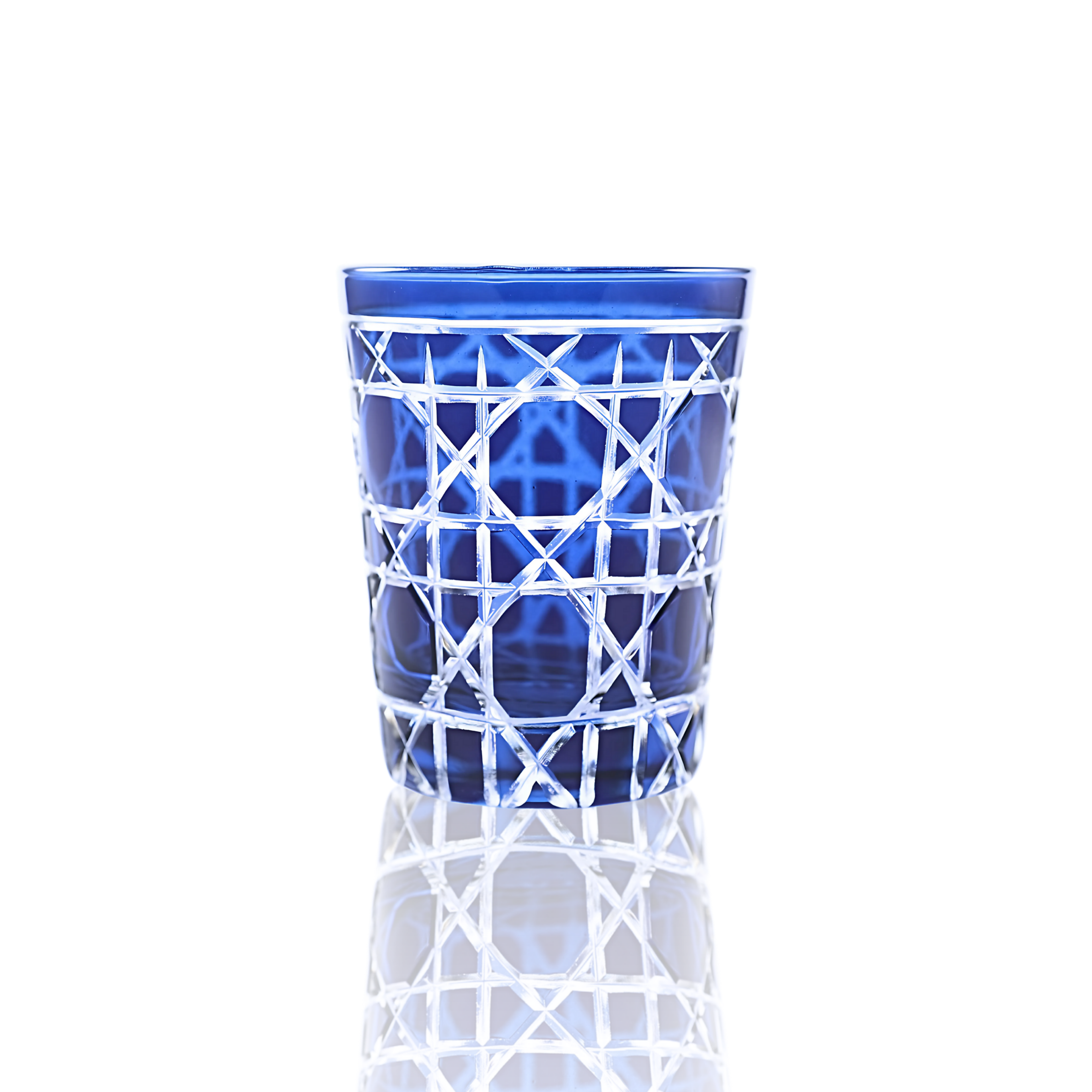 Gloria Cut Crystal Tumblers - Set Of 2 - Margerie Crystal USA