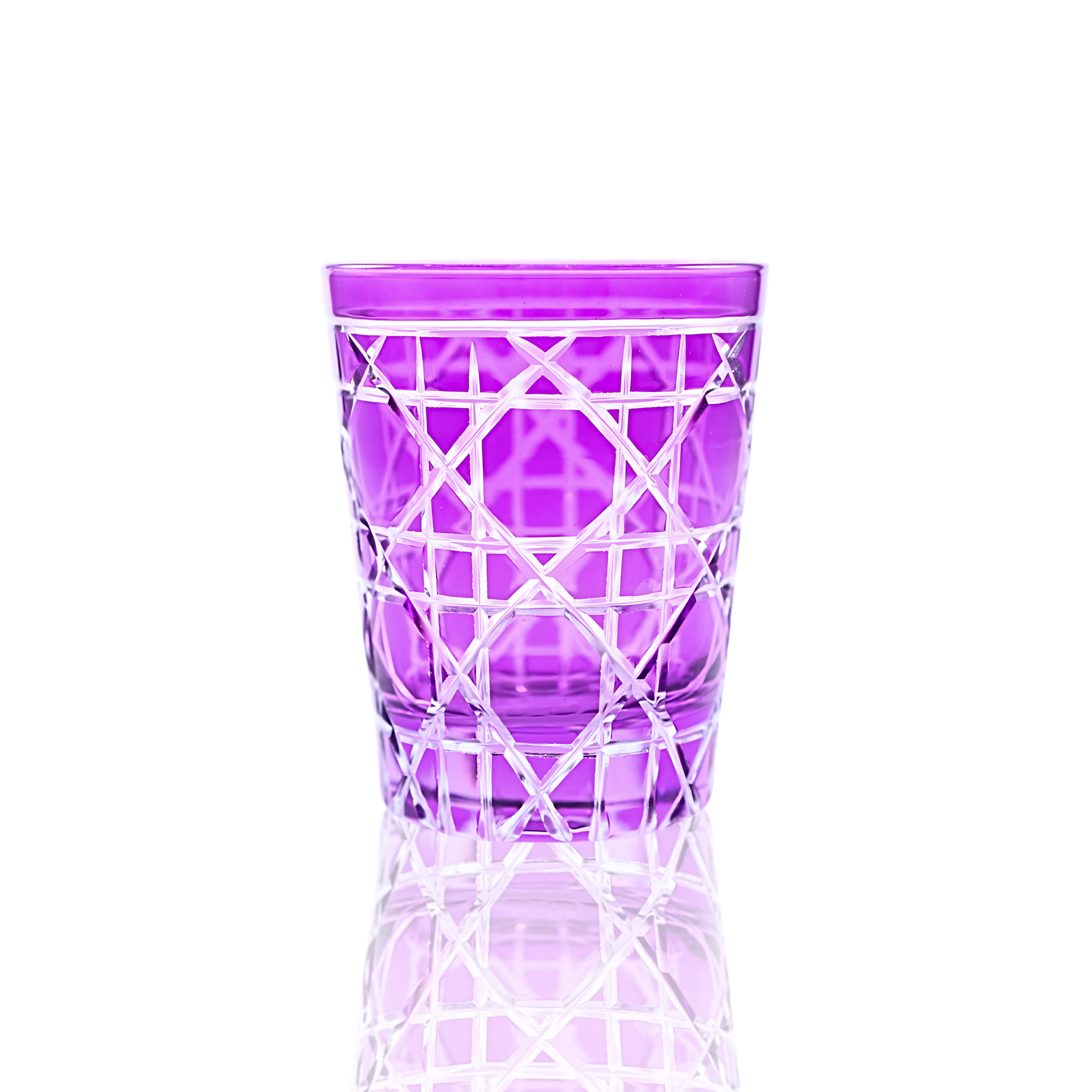 Gloria Cut Crystal Tumblers - Set Of 2 - Margerie Crystal USA