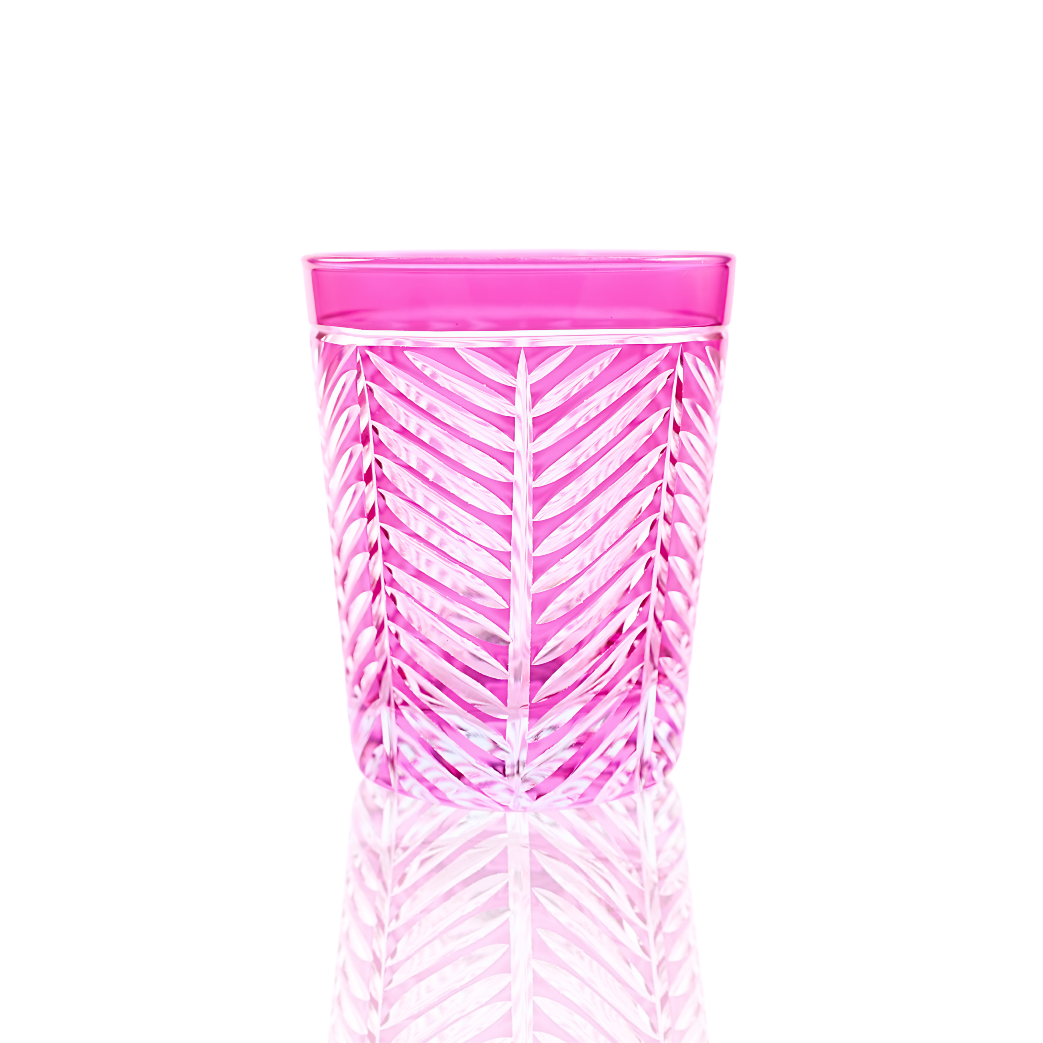 Lanza Cut Crystal Tumblers - Set Of 2 - Margerie Crystal USA