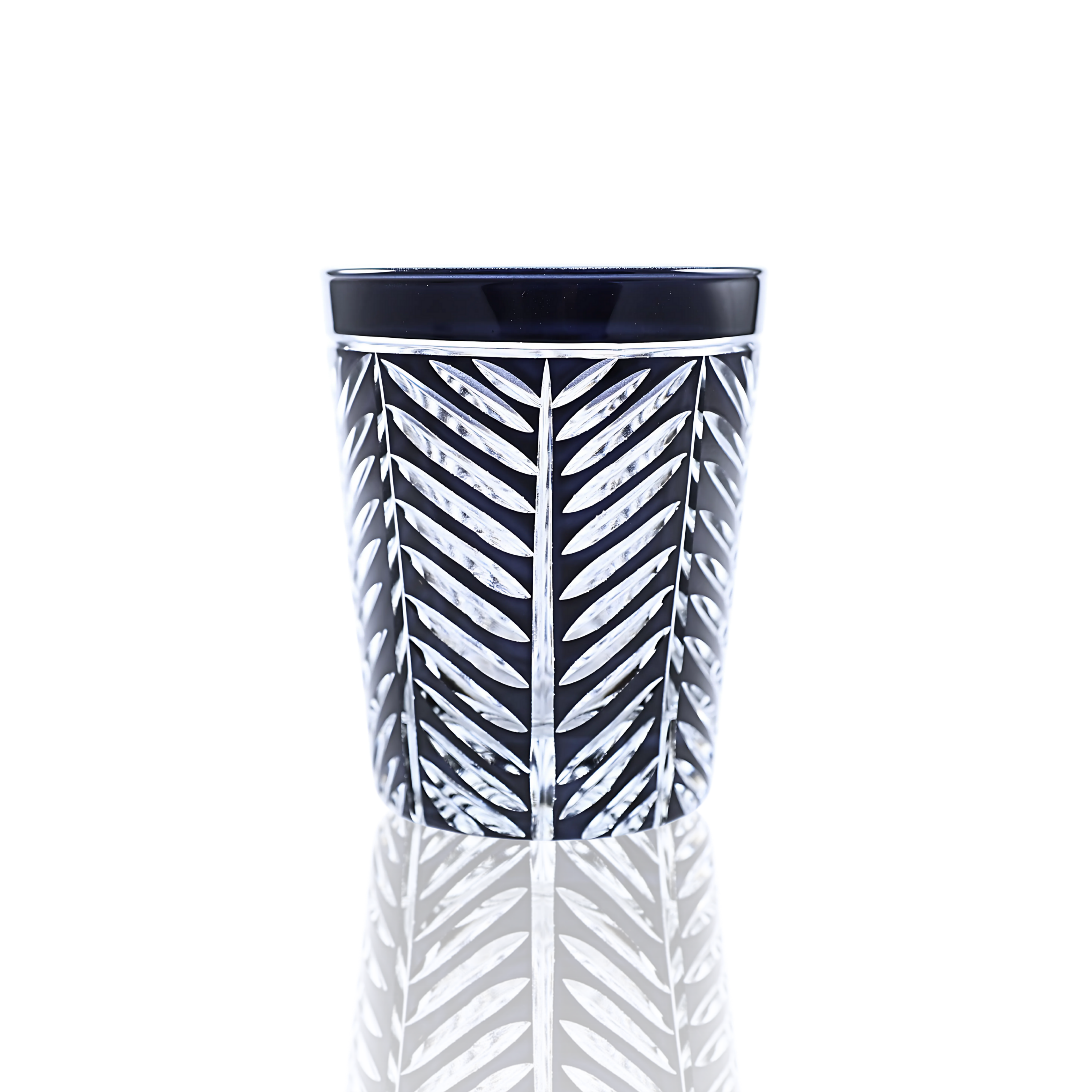 Lanza Cut Crystal Tumblers - Set Of 2 - Margerie Crystal USA