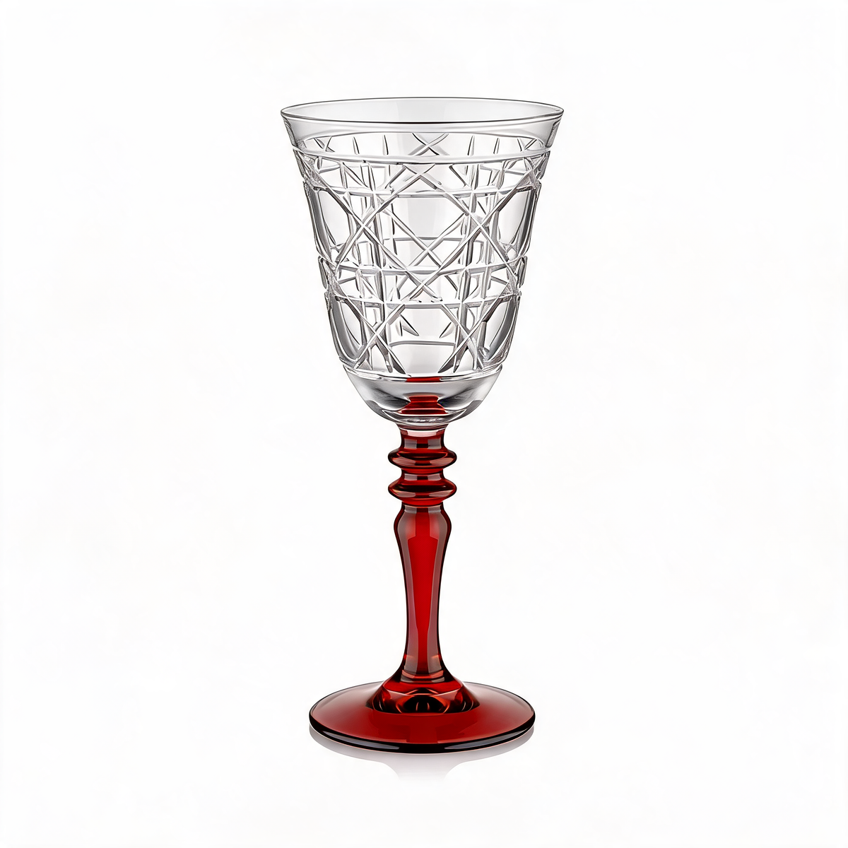 Verre à vin en cristallin taillé Gloria Hybrid