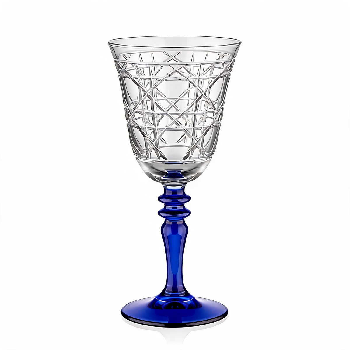 Verre à vin en cristallin taillé Gloria Hybrid