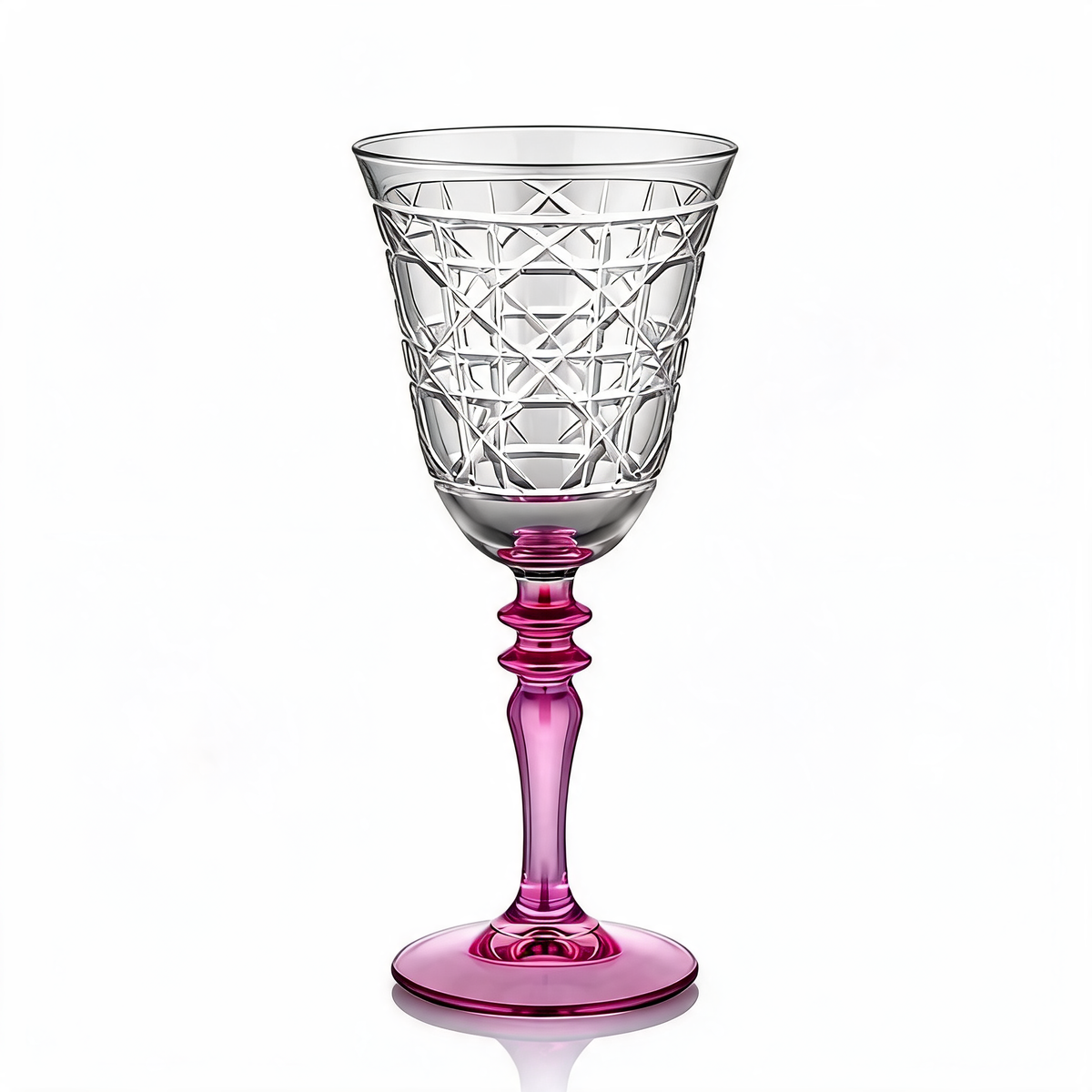 Verre à vin en cristallin taillé Gloria Hybrid