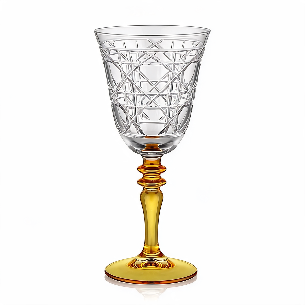 Verre à vin en cristallin taillé Gloria Hybrid
