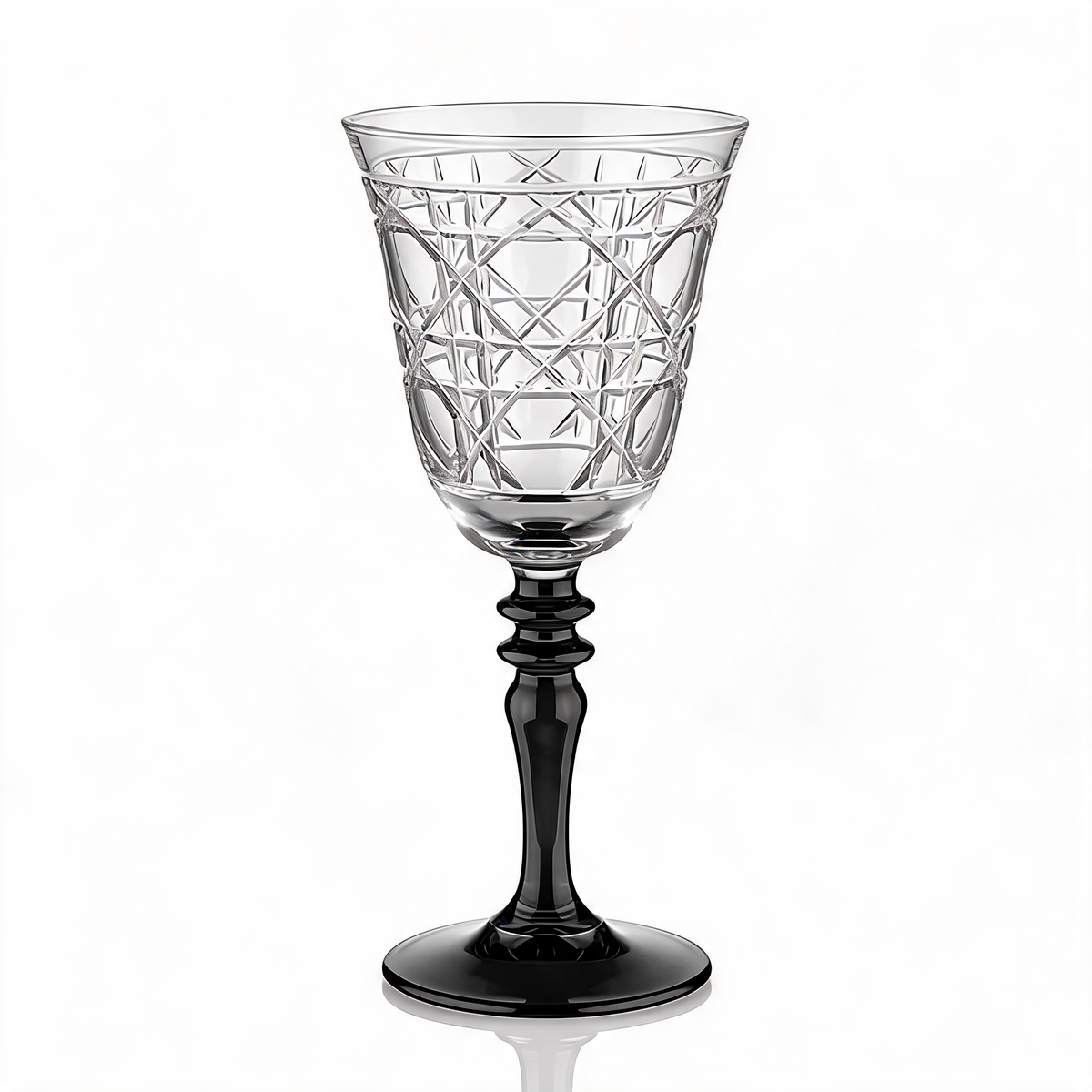 Verre à vin en cristallin taillé Gloria Hybrid