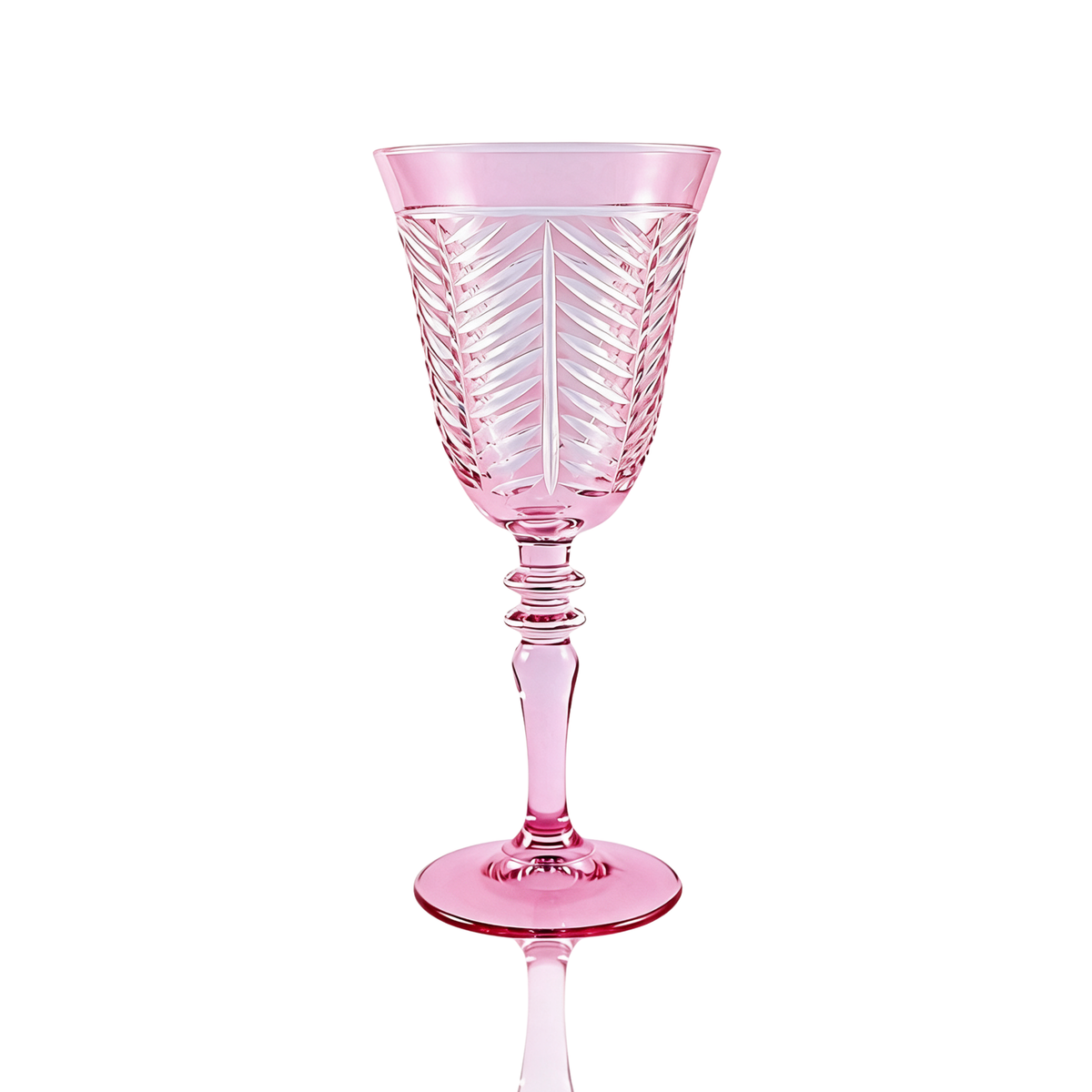 Verre à vin en cristallin taillé Lanza