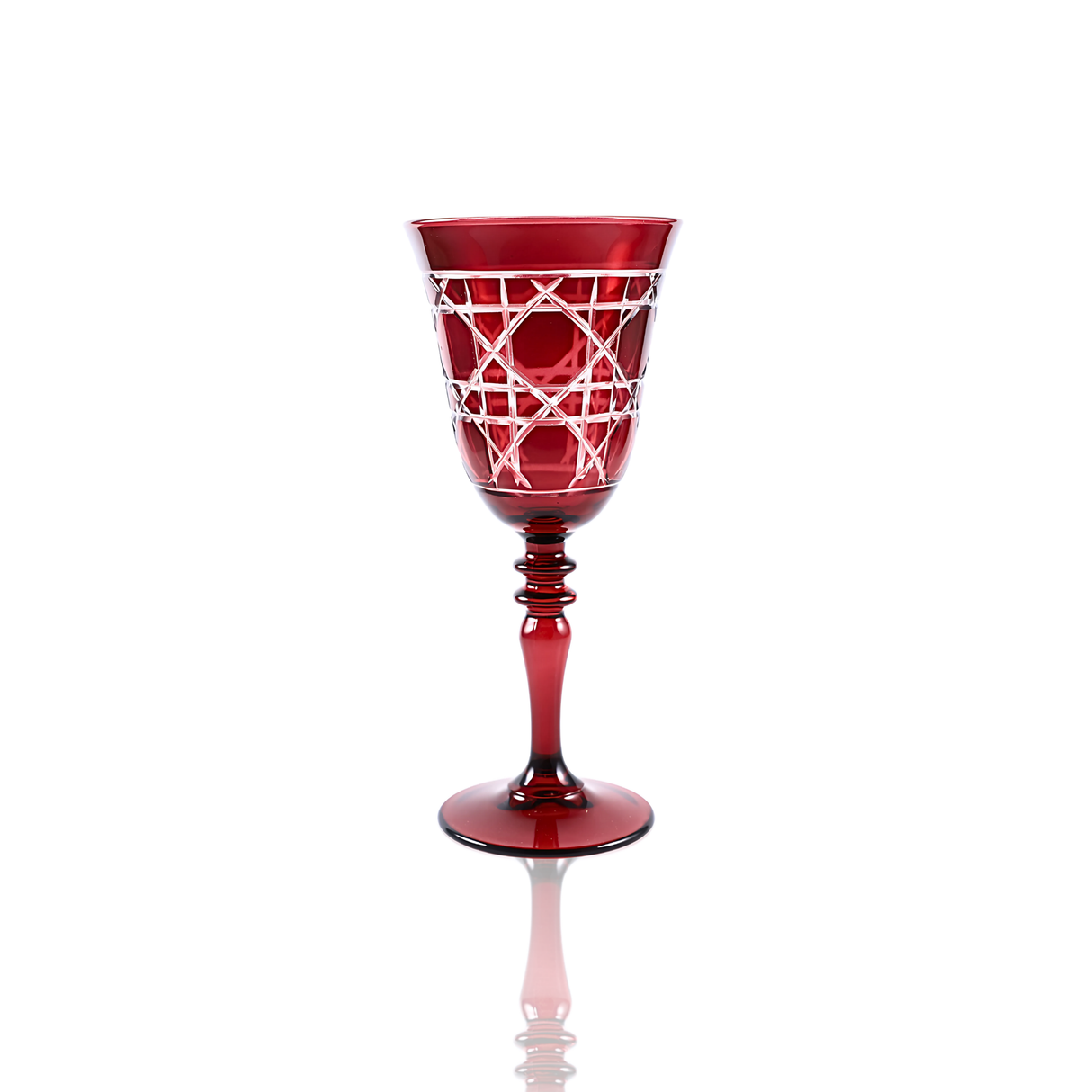 Gloria Cut Crystal Wine Glasses - Set Of 2