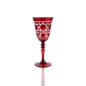 Gloria Cut Crystal Wine Glasses - Set Of 2