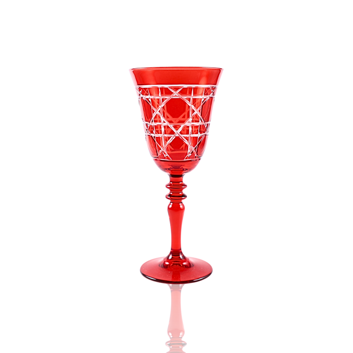 Gloria Cut Crystal Wine Glasses - Set Of 2