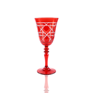 Gloria Cut Crystal Wine Glasses - Set Of 2