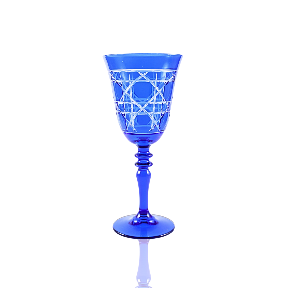 Gloria Cut Crystal Wine Glasses - Set Of 2