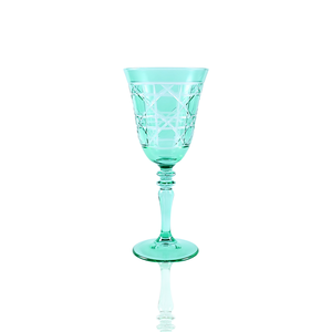 Gloria Cut Crystal Wine Glasses - Set Of 2