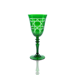 Gloria Cut Crystal Wine Glasses - Set Of 2