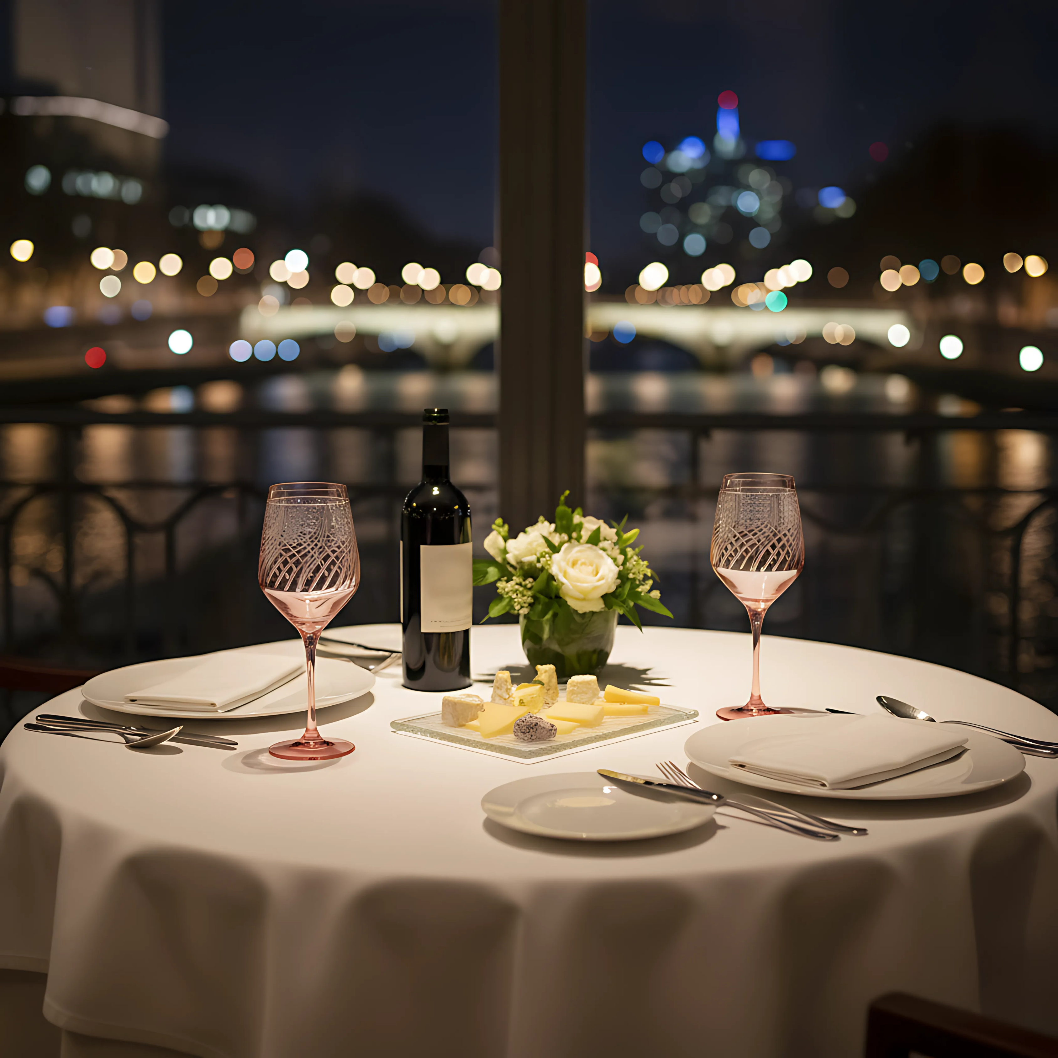 Aurora Wine Glass - Set Of 2 - Margerie Crystal USA