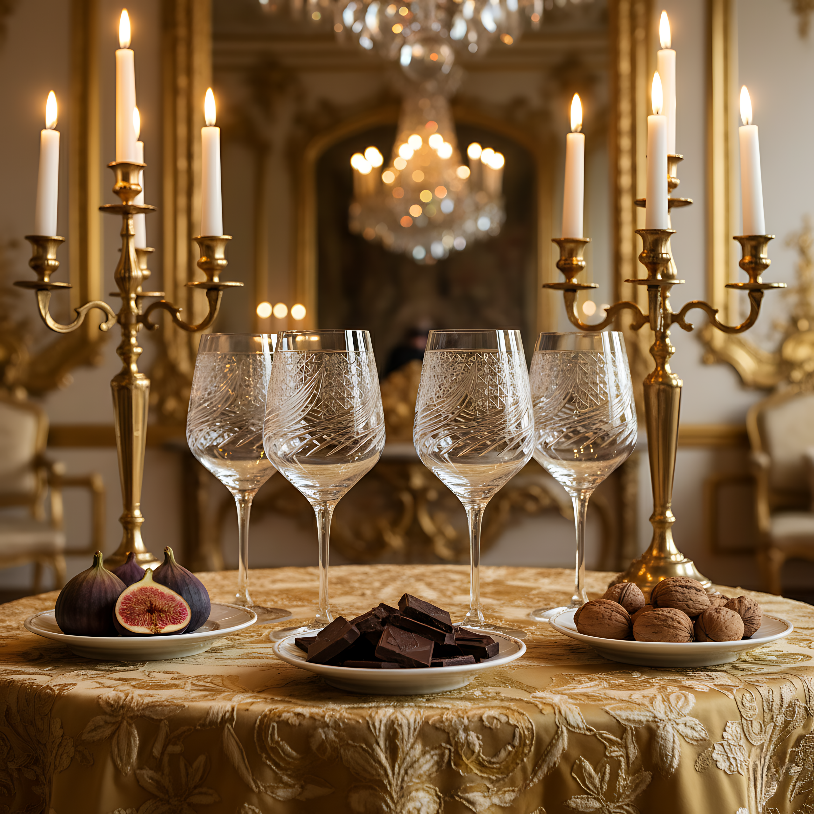 Aurora Wine Glass - Set Of 2 - Margerie Crystal USA