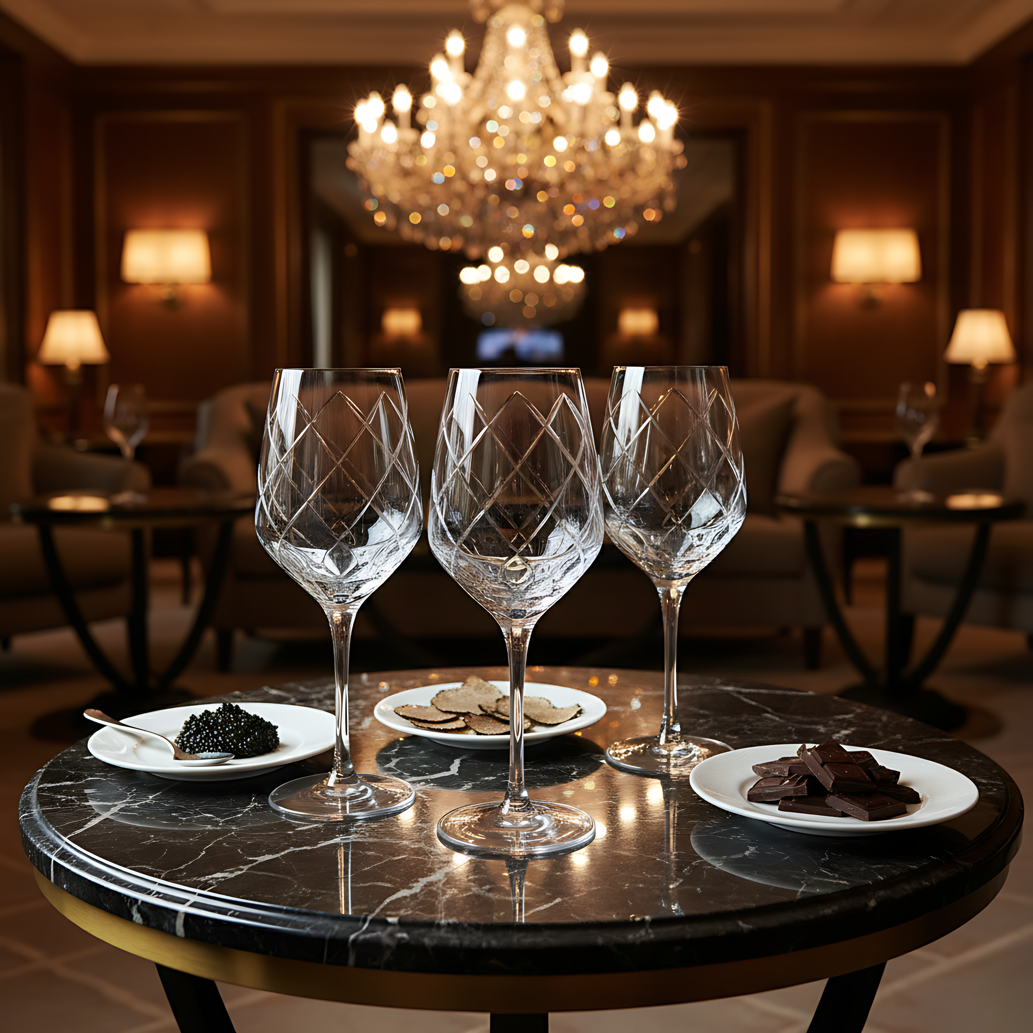 Heritage Wine Glass - Set Of 2 - Margerie Crystal USA