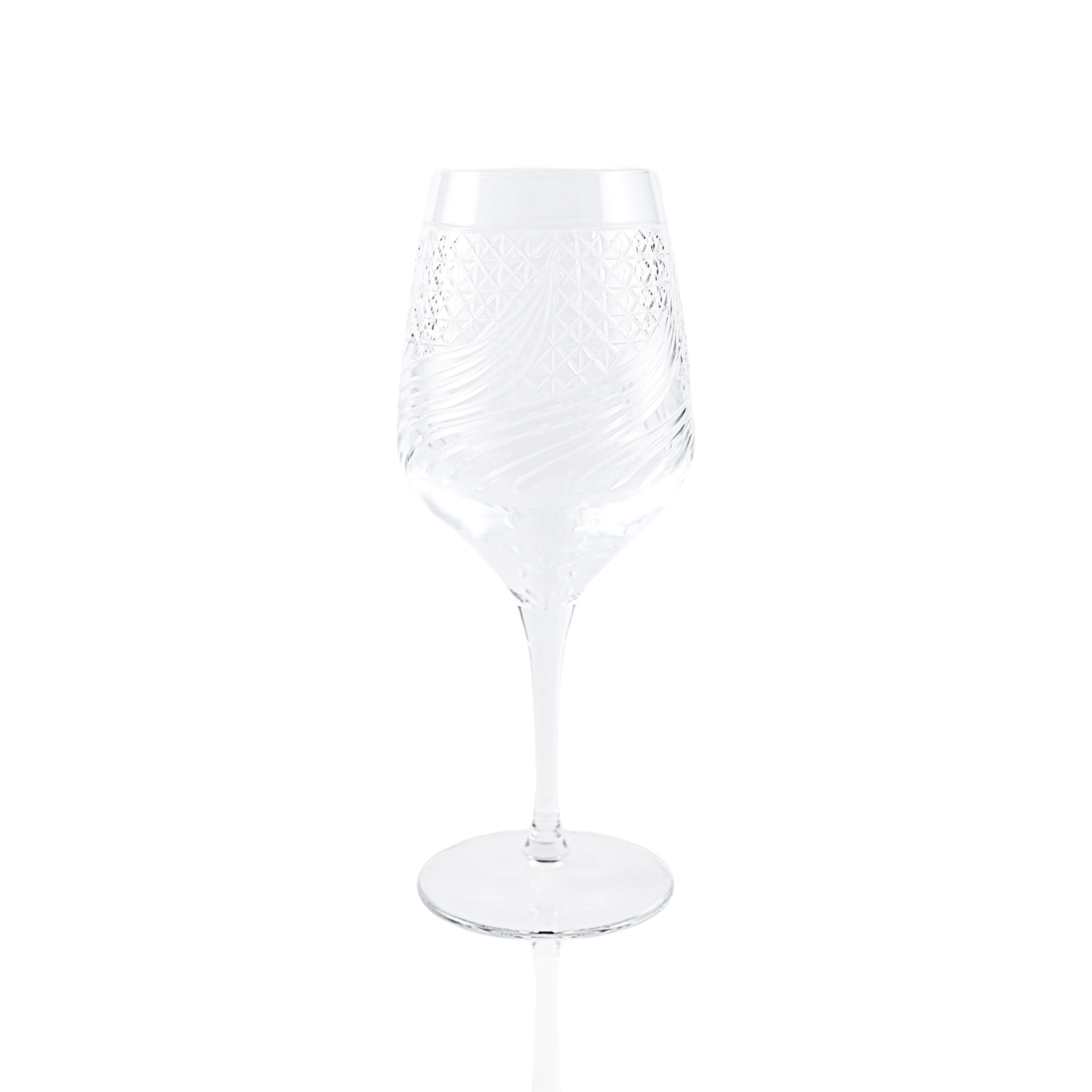 Aurora Wine Glass - Set Of 2 - Margerie Crystal USA