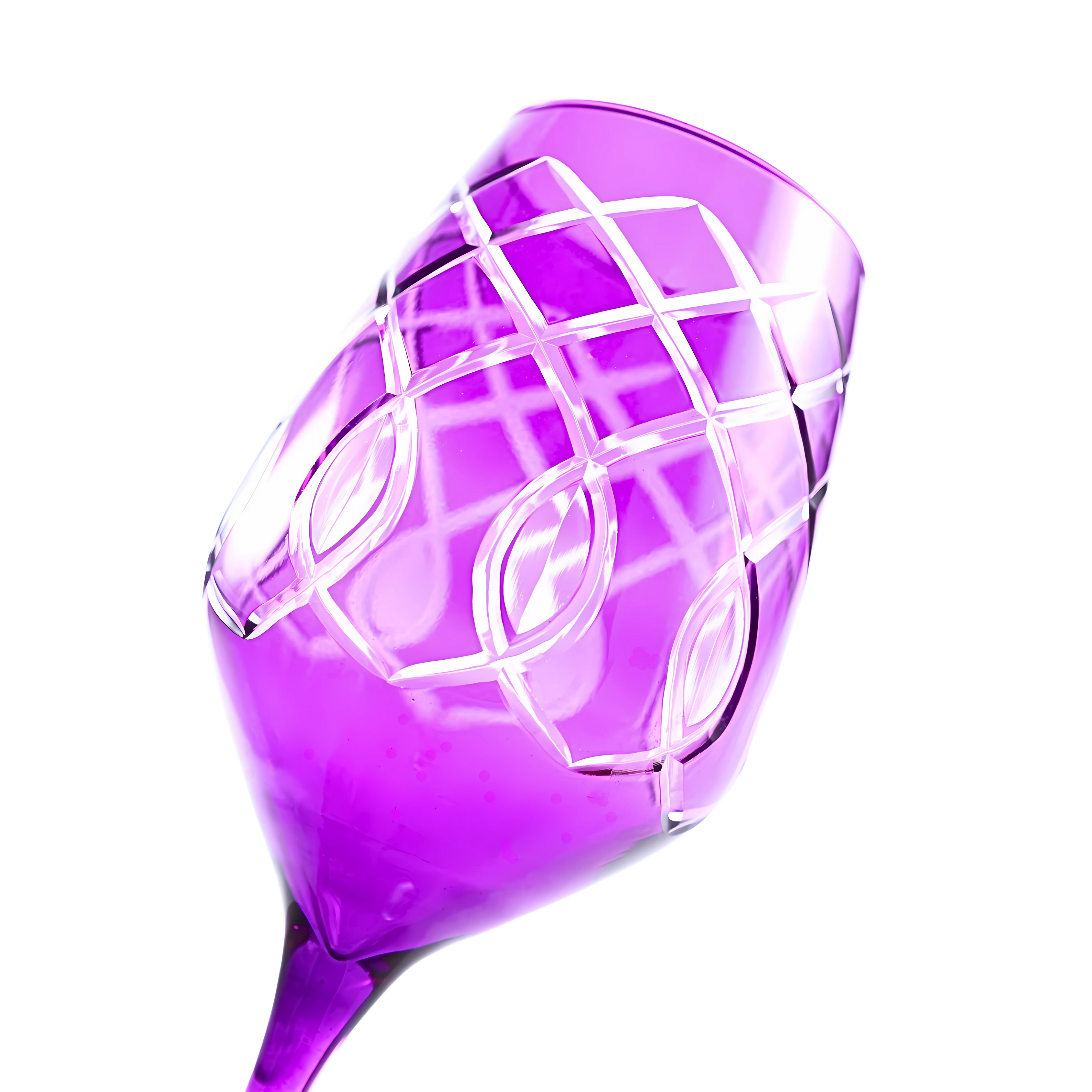 Heritage Wine Glass - Set Of 2 - Margerie Crystal USA