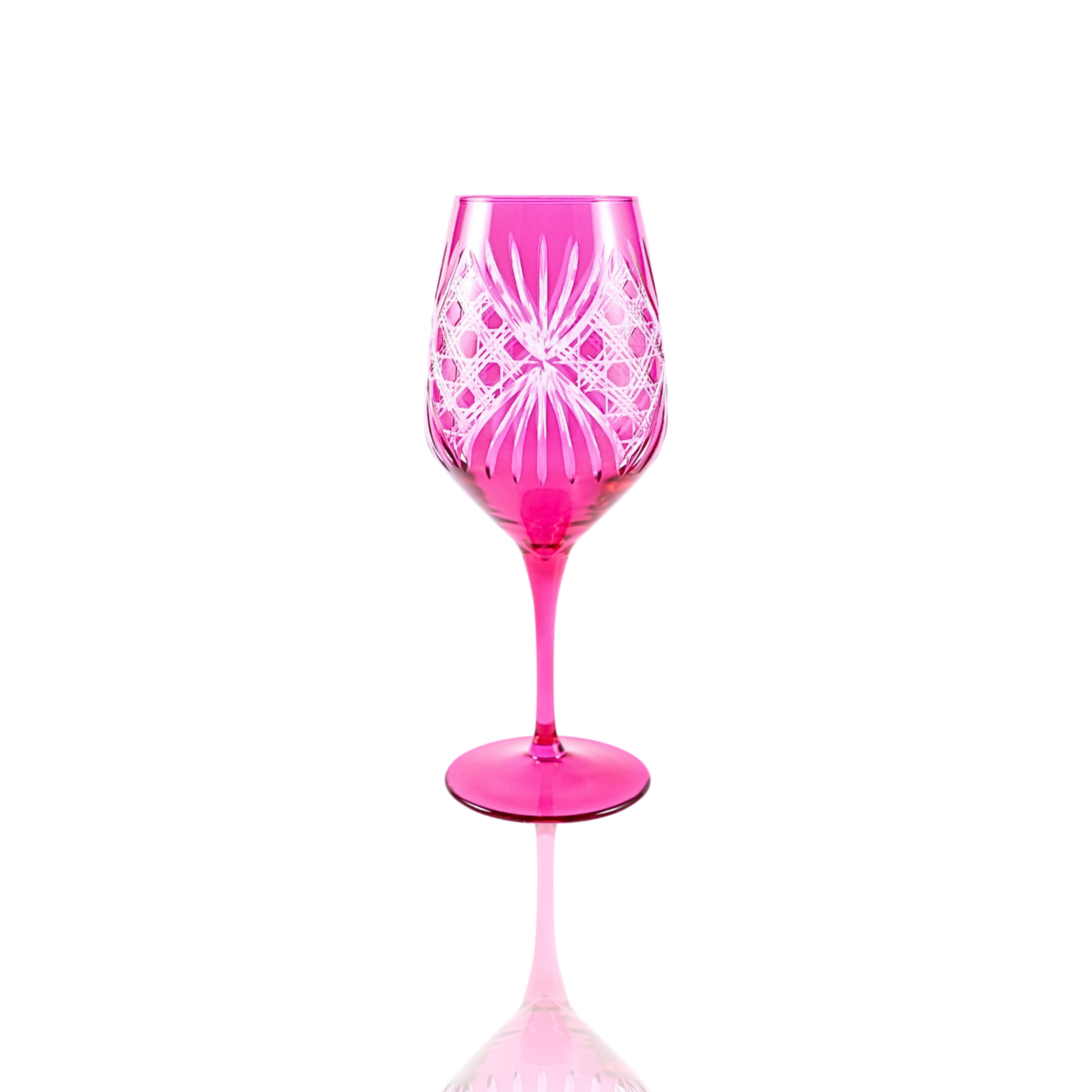 Éclat Wine Glass - Set Of 2 - Margerie Crystal USA