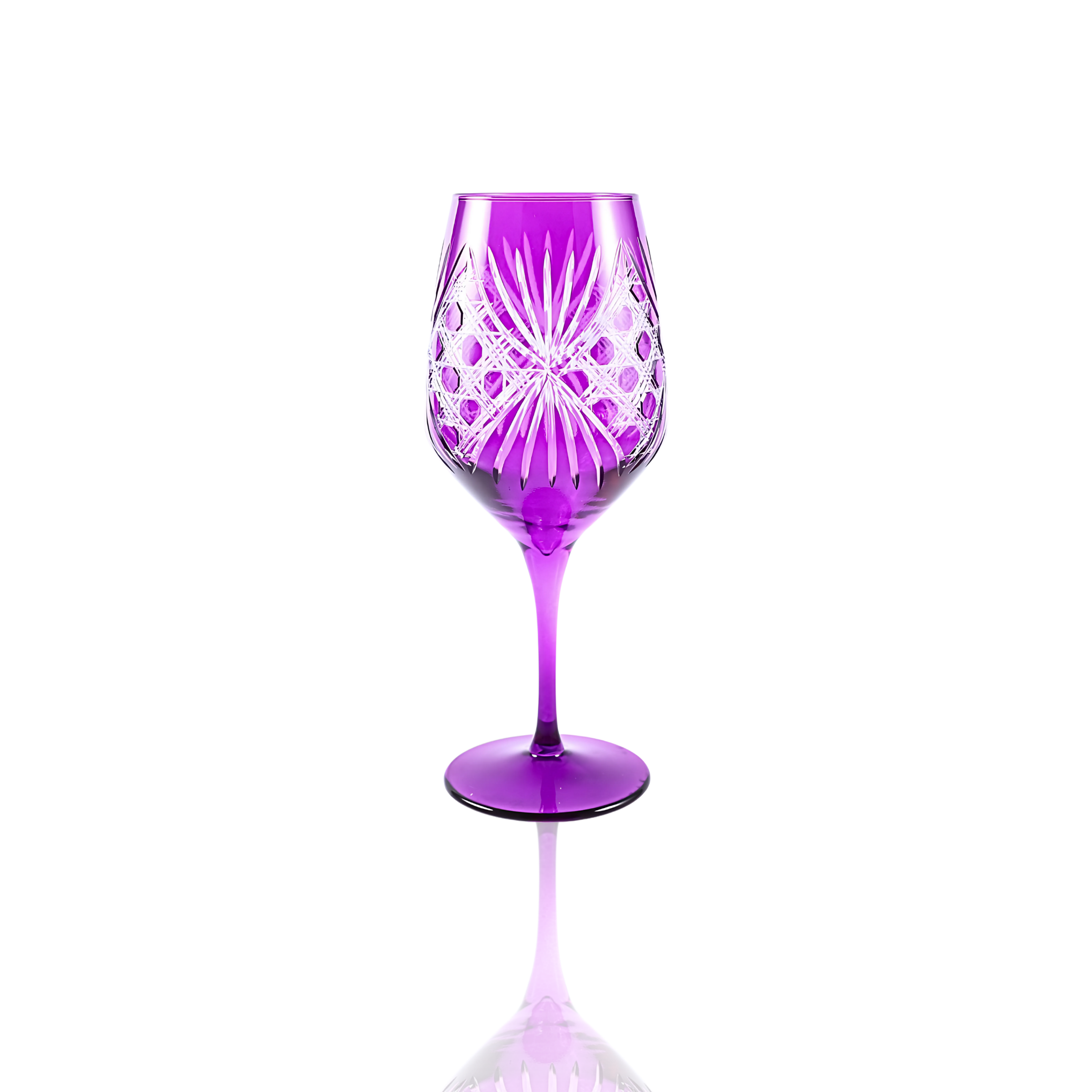 Éclat Wine Glass - Set Of 2 - Margerie Crystal USA