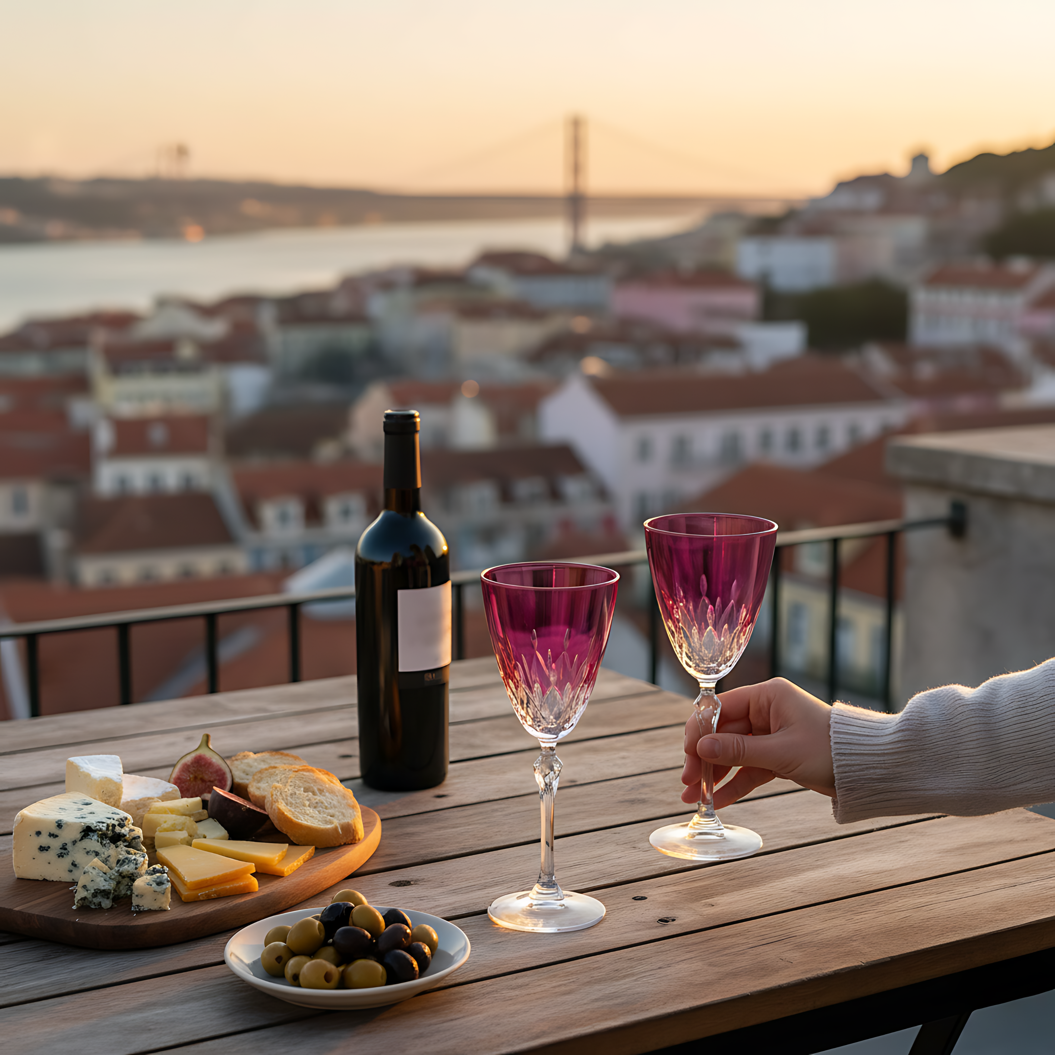 Aria Wine Glass - Set Of 2 - Margerie Crystal USA