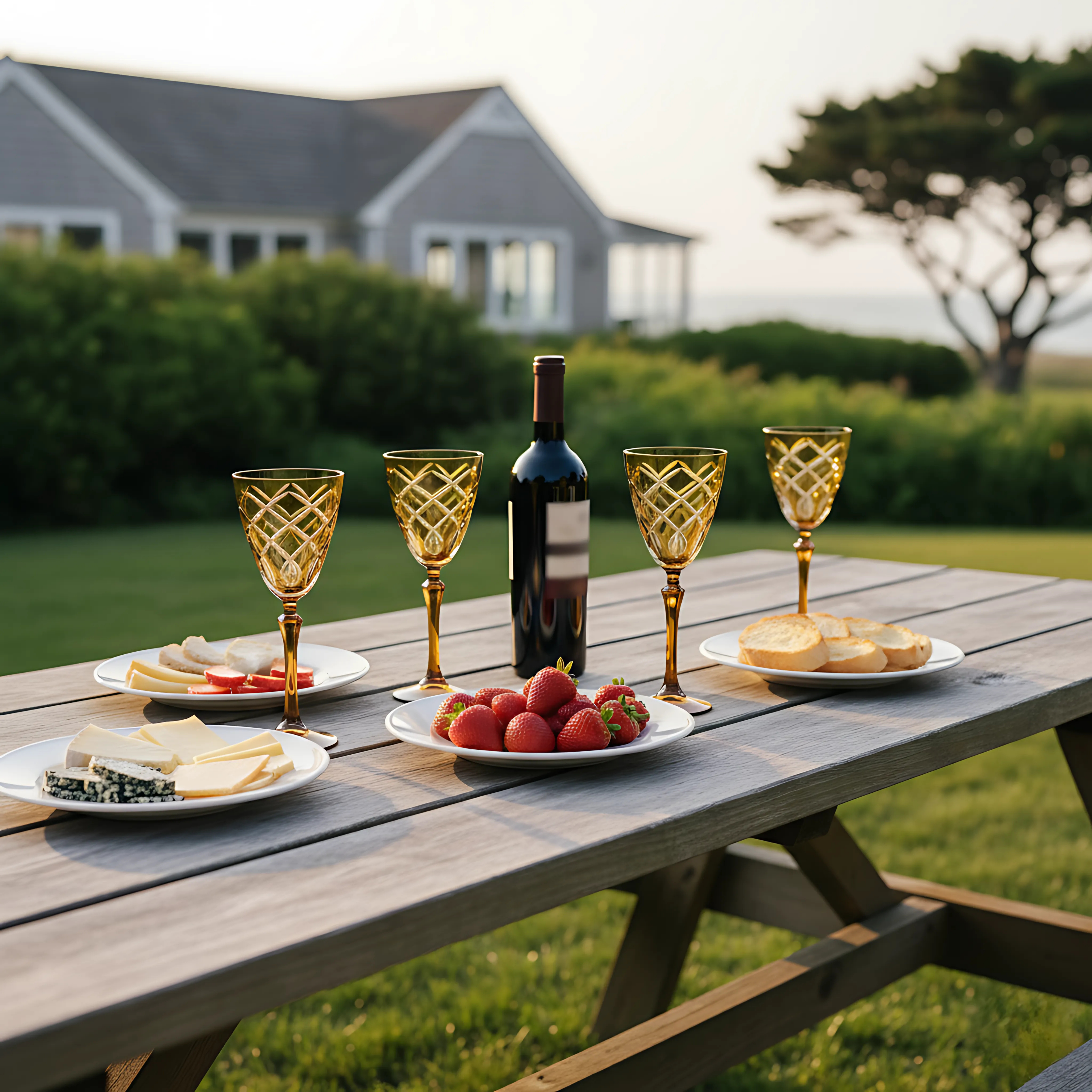 Heritage Wine Glass - Set Of 2 - Margerie Crystal USA