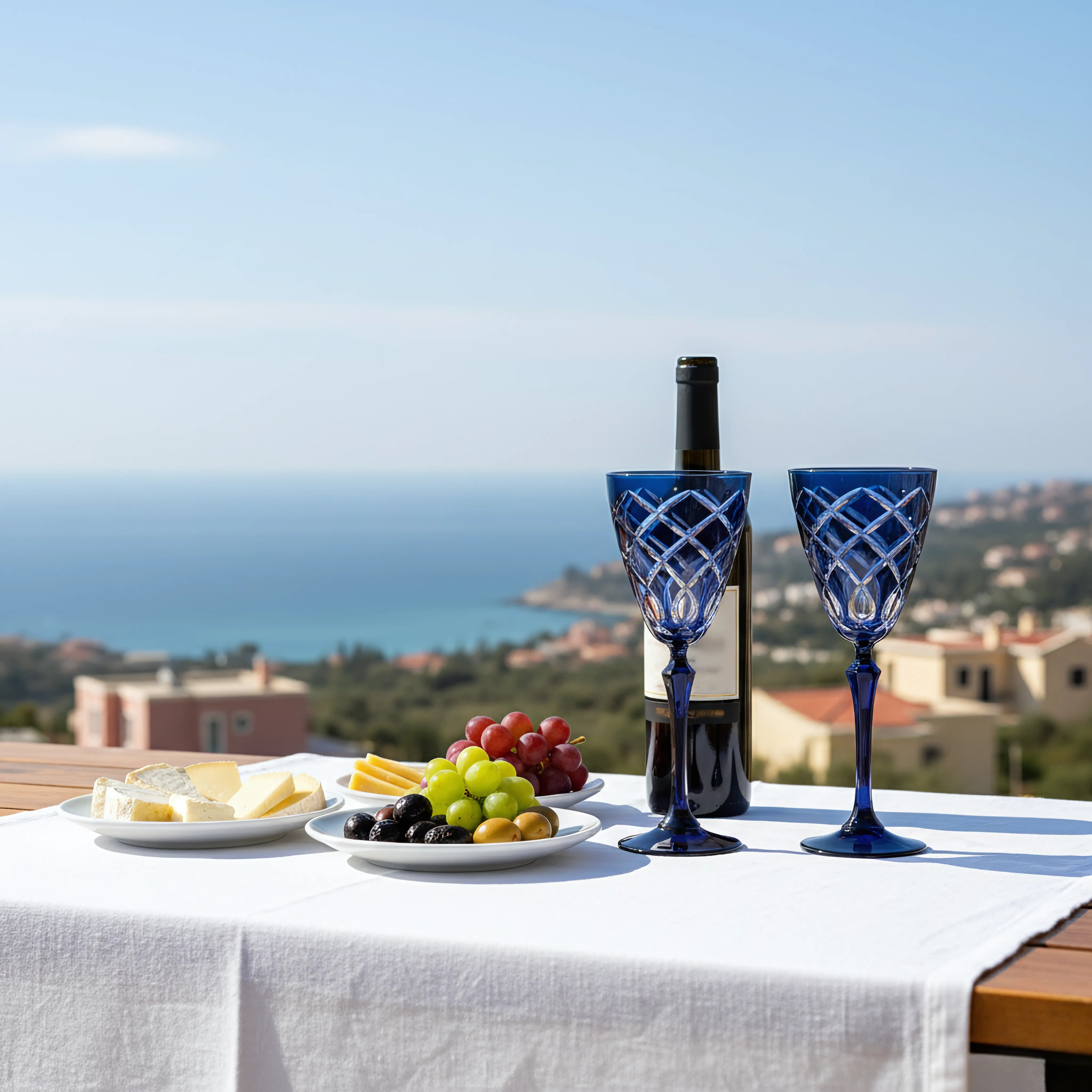 Heritage Wine Glass - Set Of 2 - Margerie Crystal USA