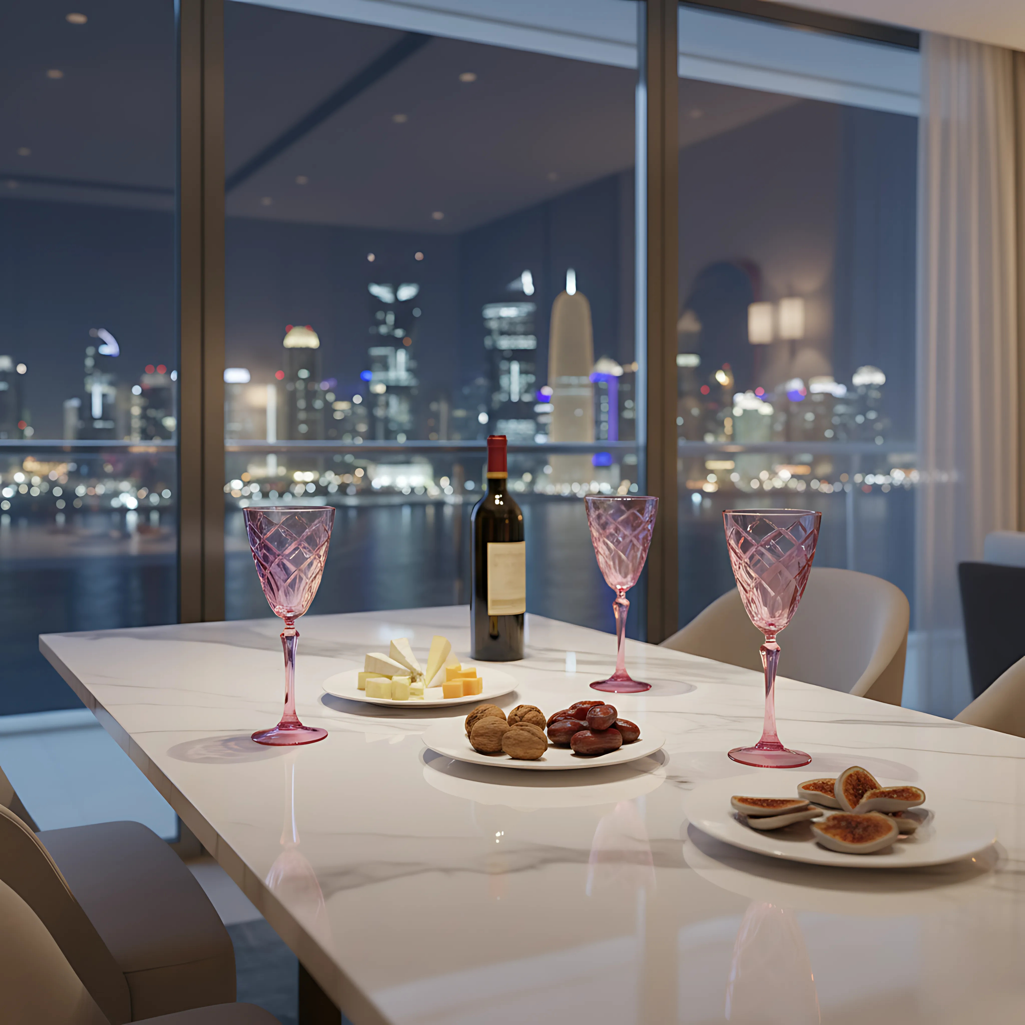 Heritage Wine Glass - Set Of 2 - Margerie Crystal USA