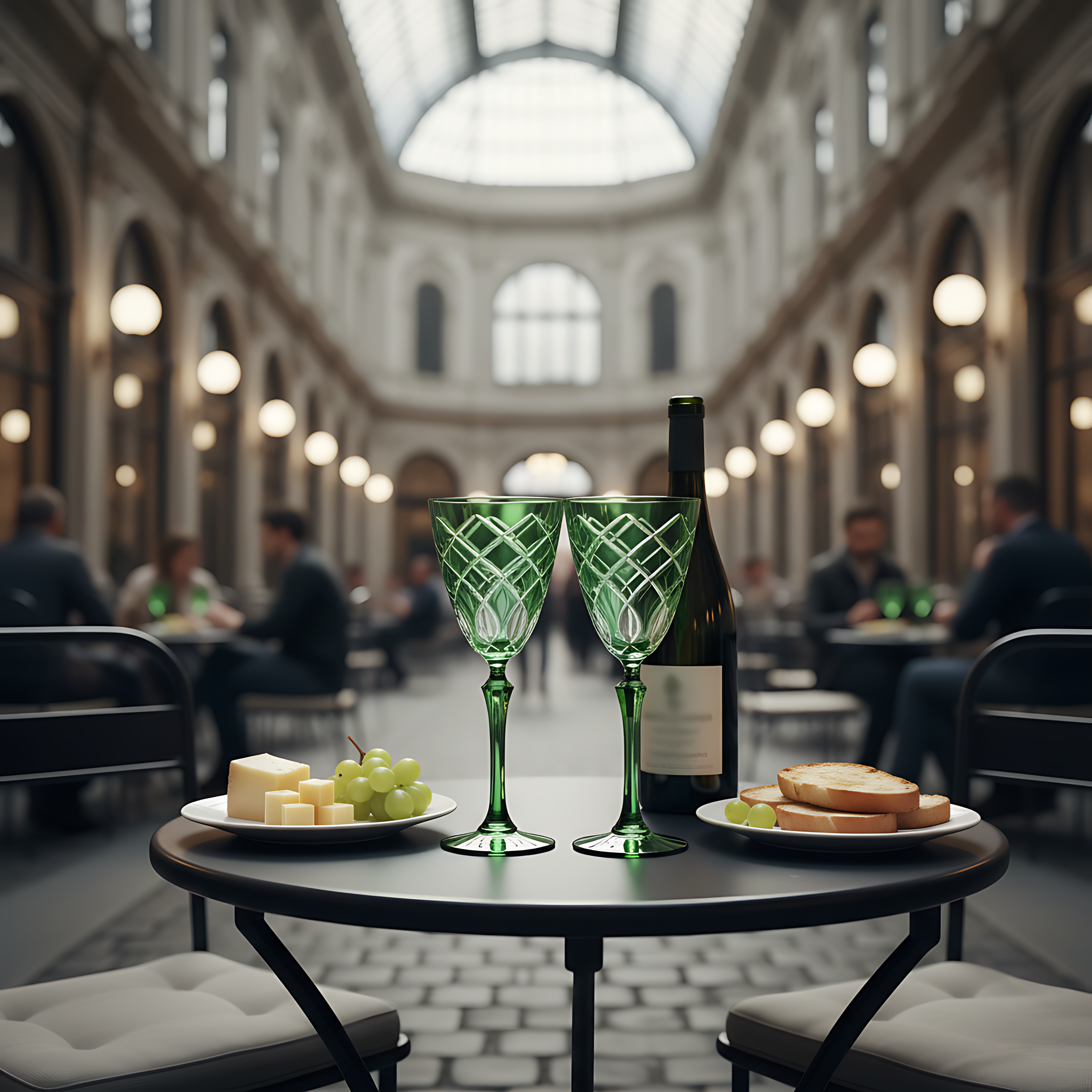 Heritage Wine Glass - Set Of 2 - Margerie Crystal USA