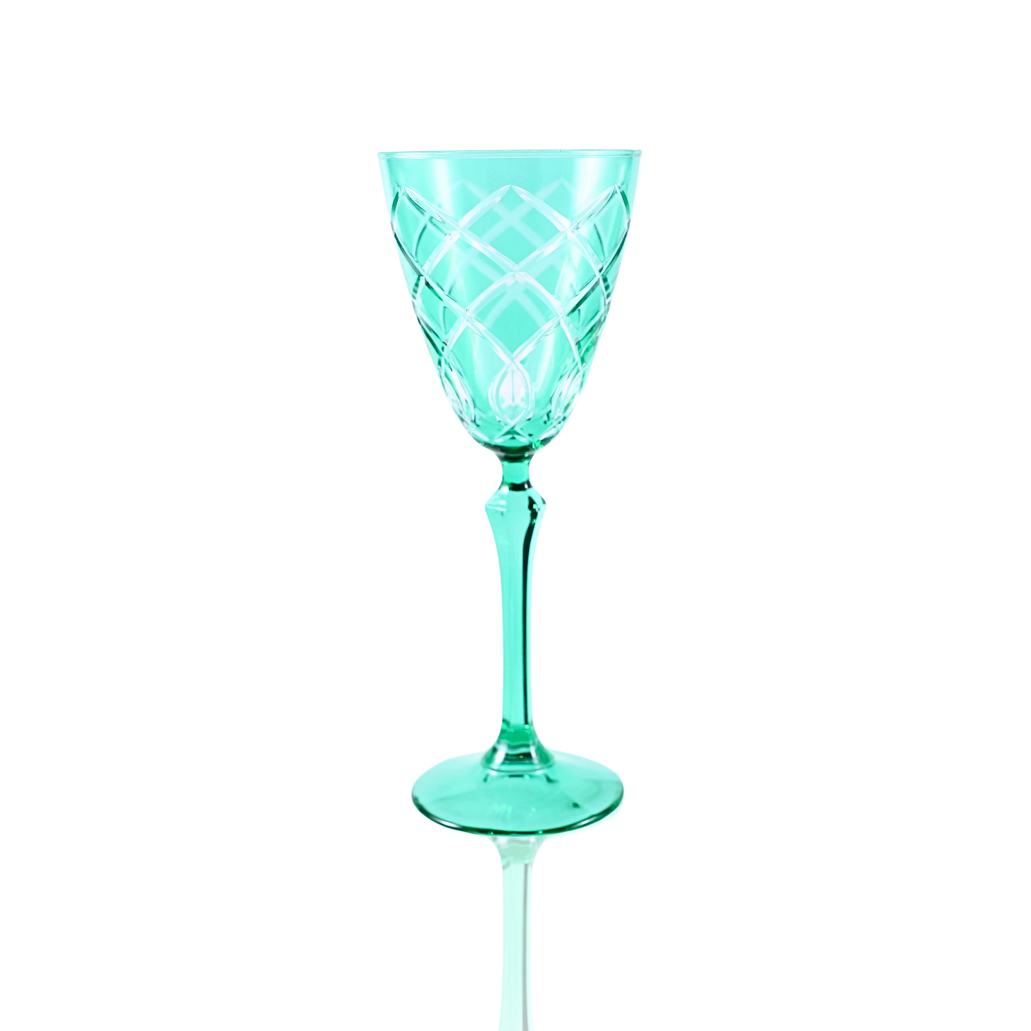 Heritage Wine Glass - Set Of 2 - Margerie Crystal USA