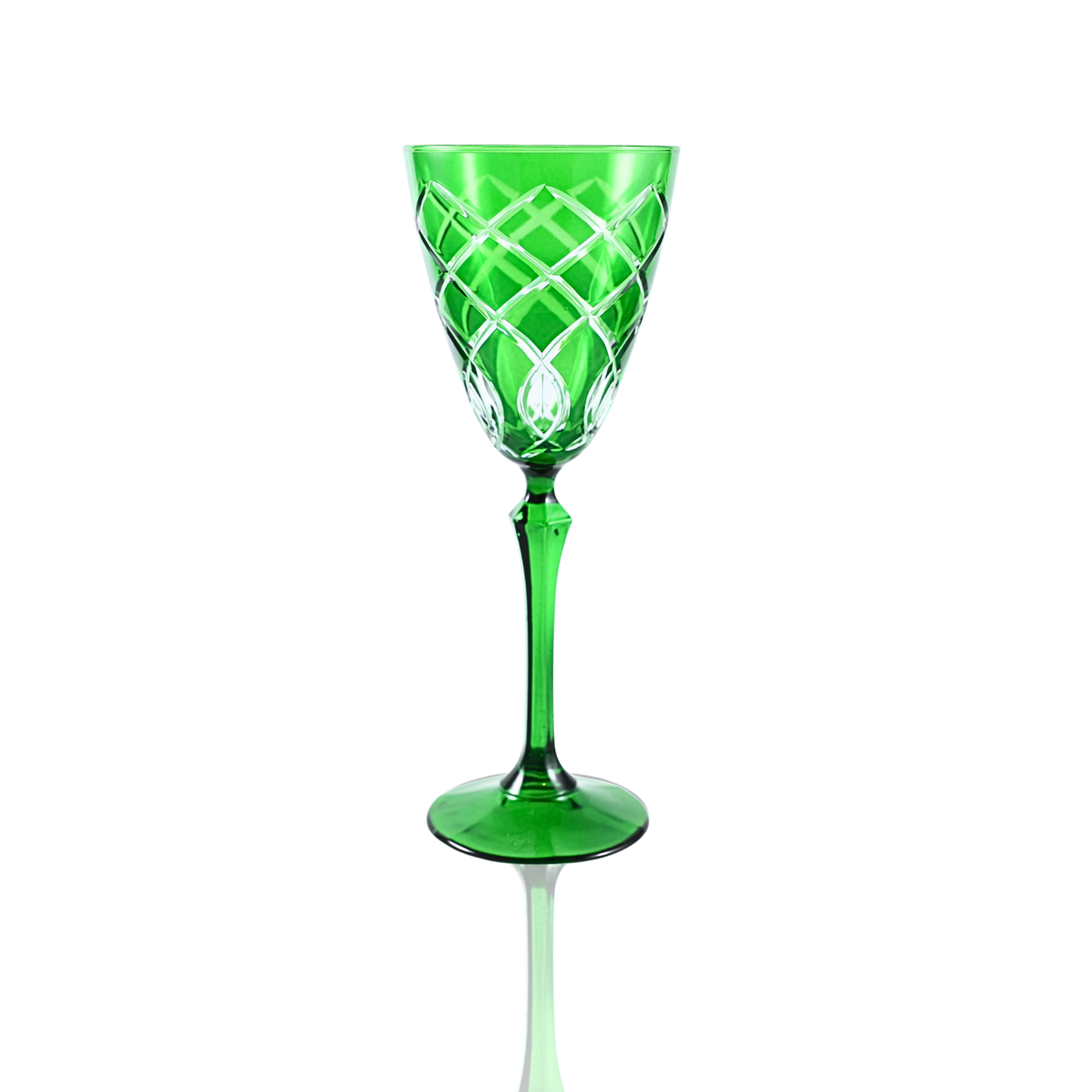 Heritage Wine Glass - Set Of 2 - Margerie Crystal USA