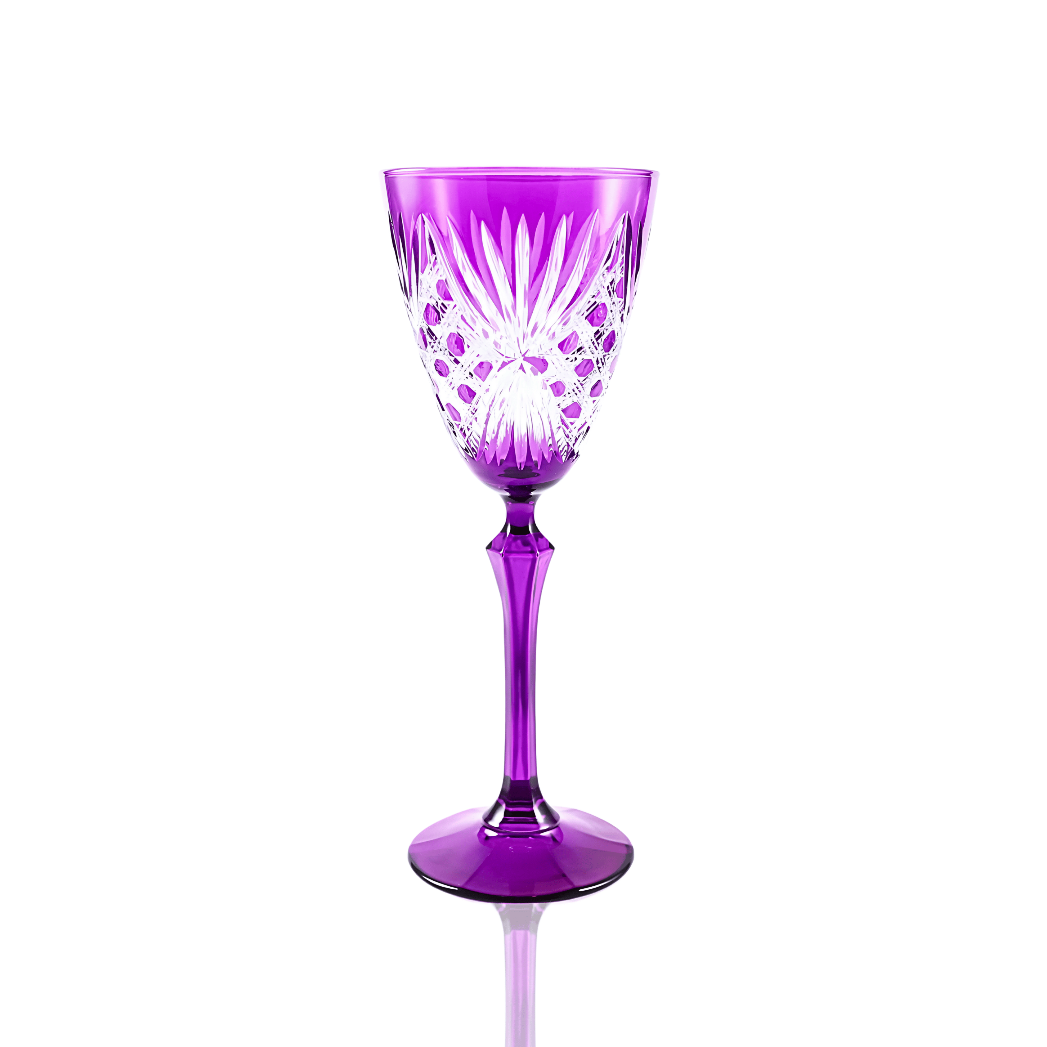Éclat Wine Glass - Set Of 2 - Margerie Crystal USA