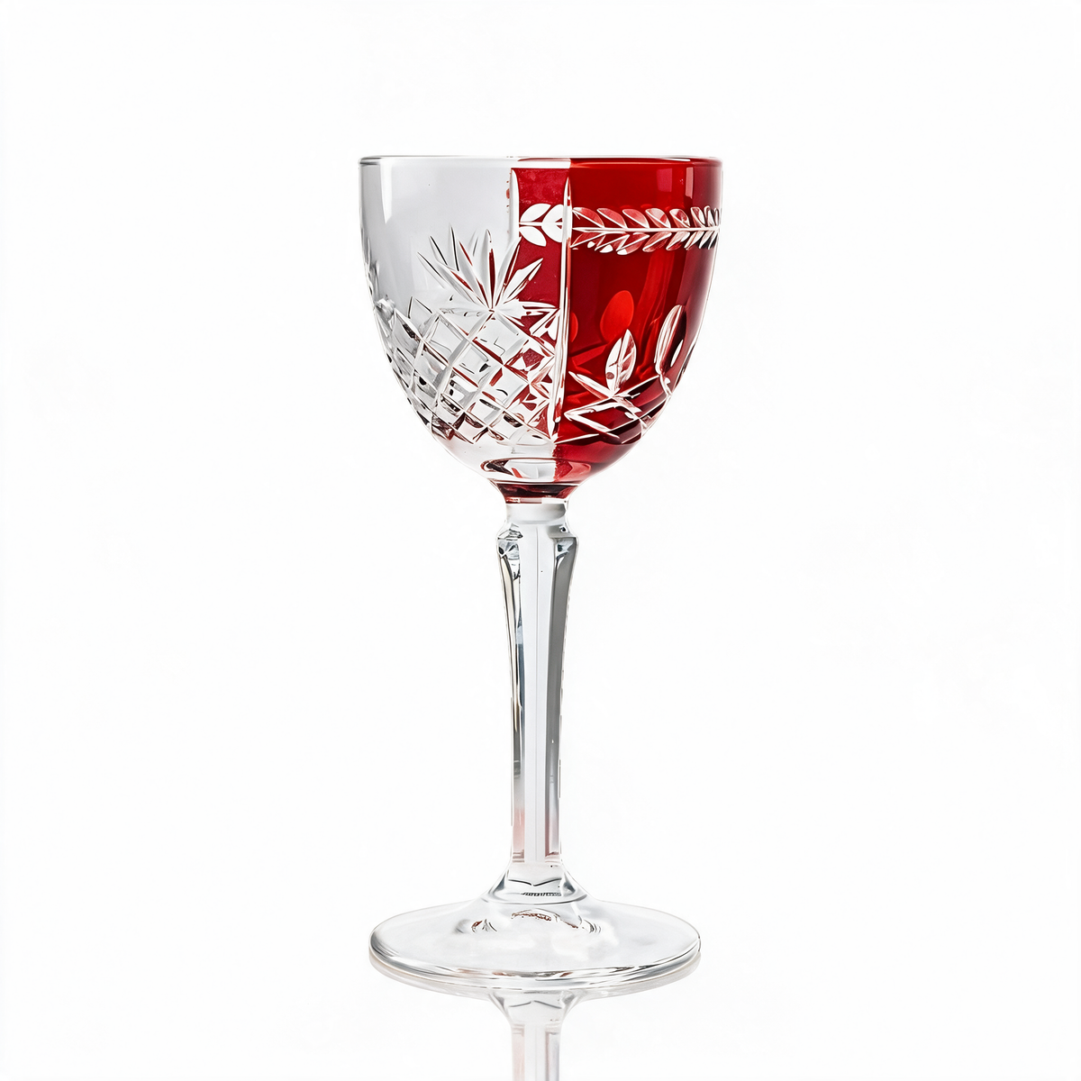 Verre à cocktail en cristallin taillé Aurel Hybrid